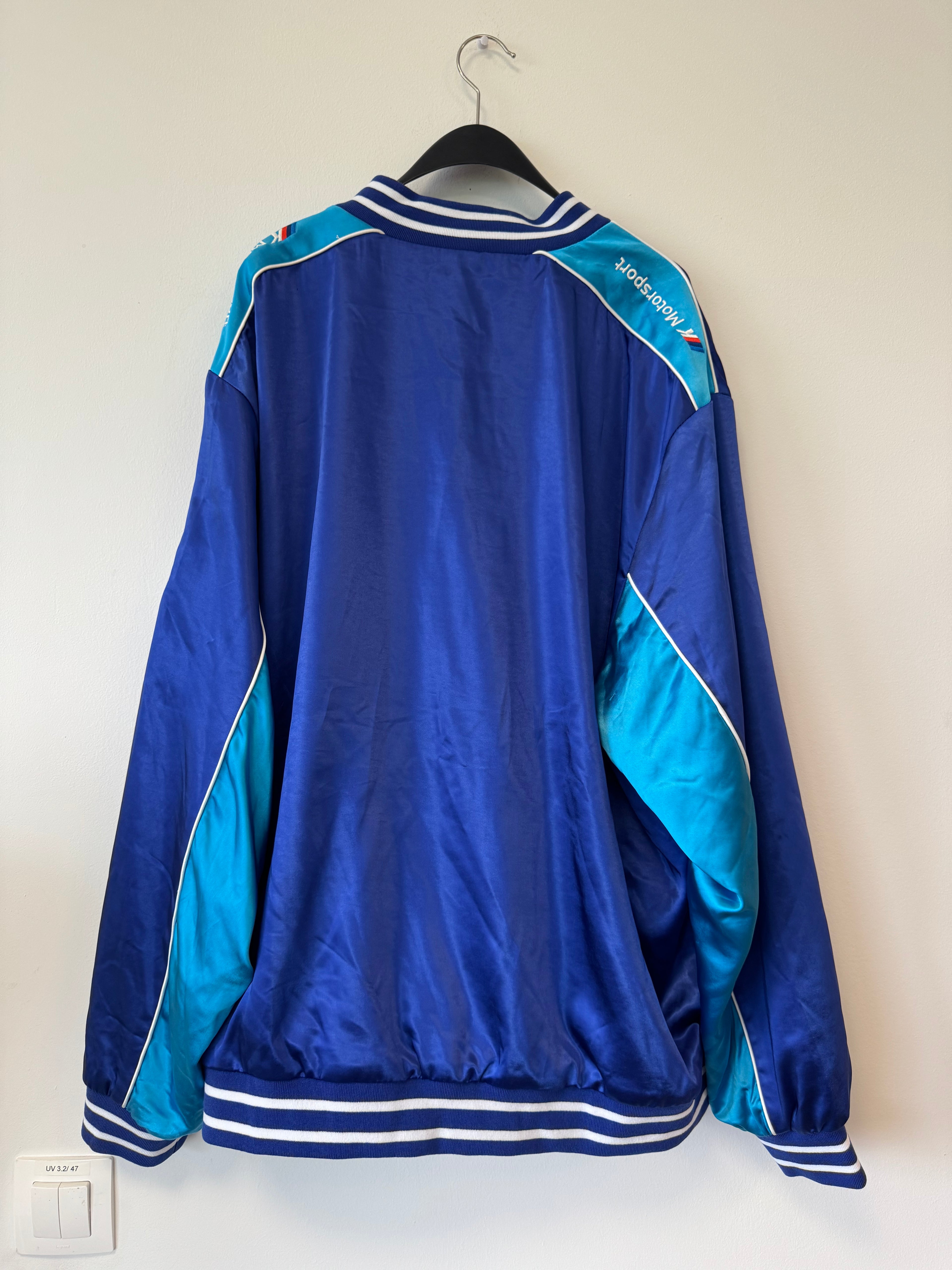 Kith x BMW Souvenir Moto Jacke XXL Blau/Rot/Weiß – Neu mit Etikett