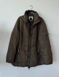Jensen Steppjacke Größe 46, oliv, mit Kapuze – guter Zustand