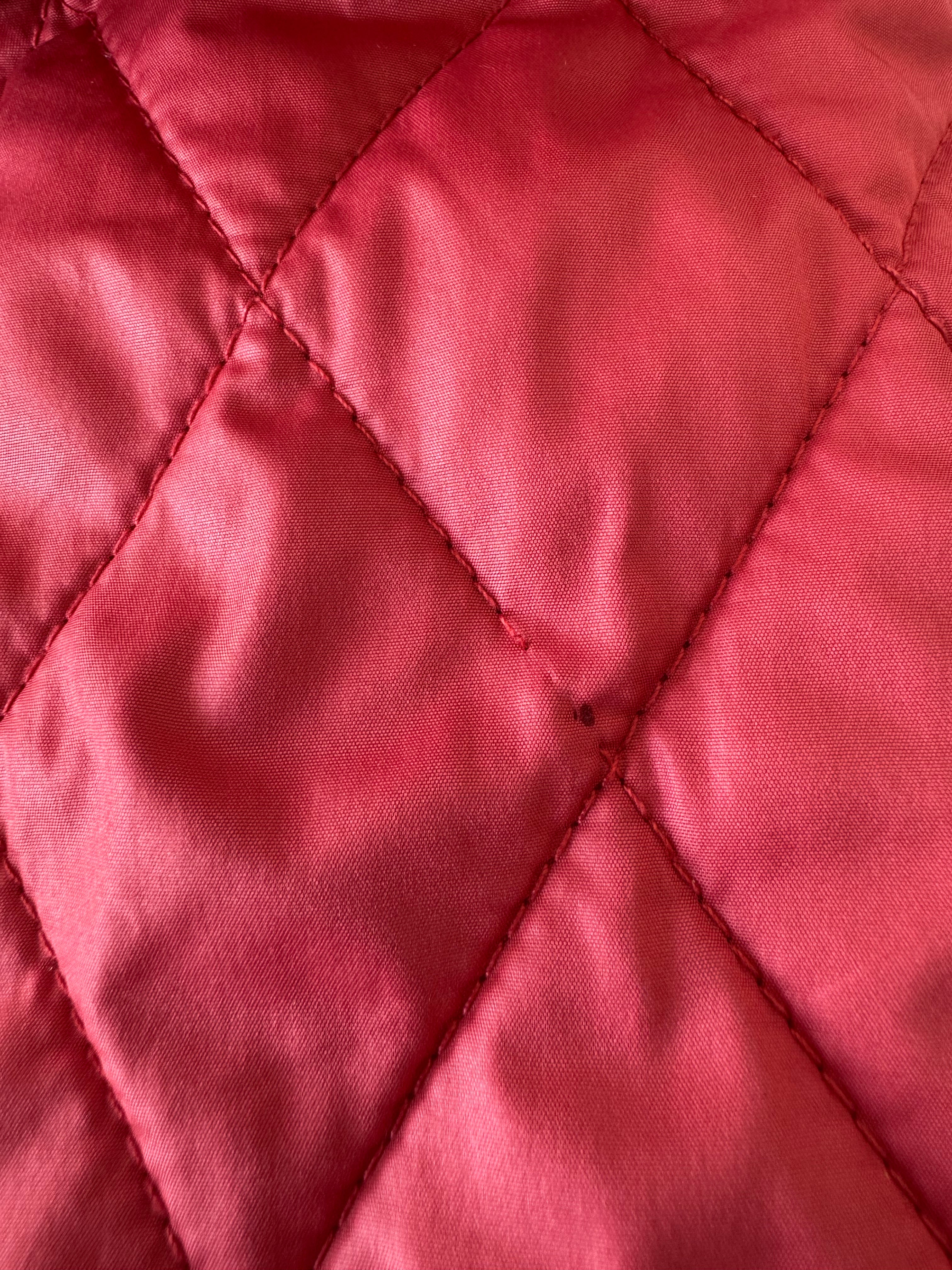 Barbara Lebek Reversible Quilted Jacket L Red/Snake Print Used