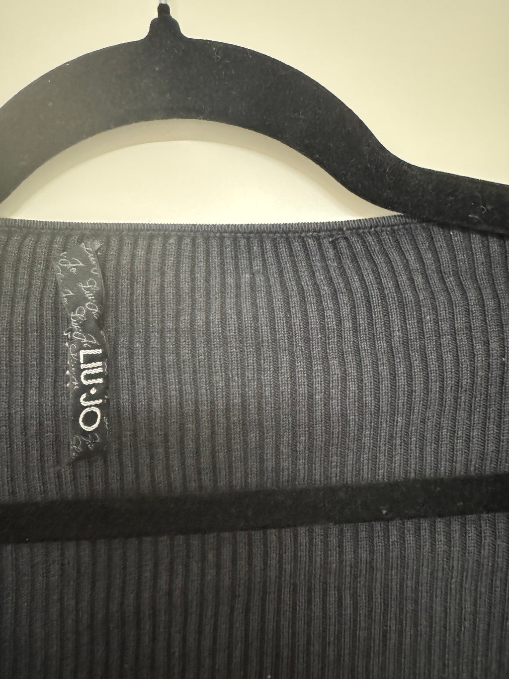 LIU JO Cardigan Bindegürtel Seide/Baumwolle/Kaschmir Gr. IT44 (EU40) Dunkelgrau