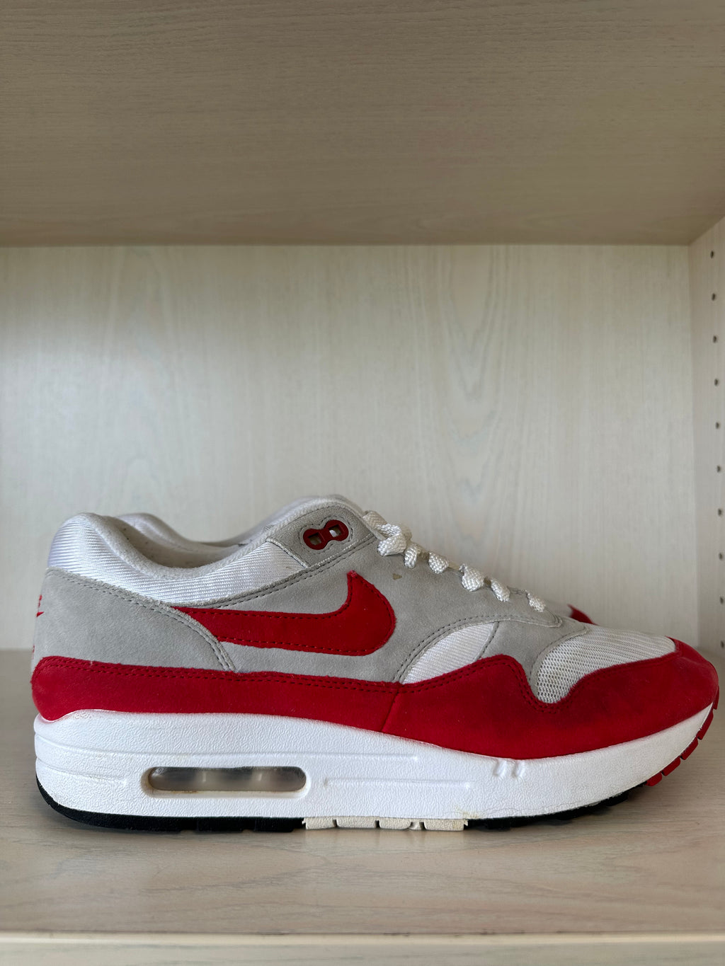 Nike Air Max 1 Anniversary University Red EU 42 Wie Neu