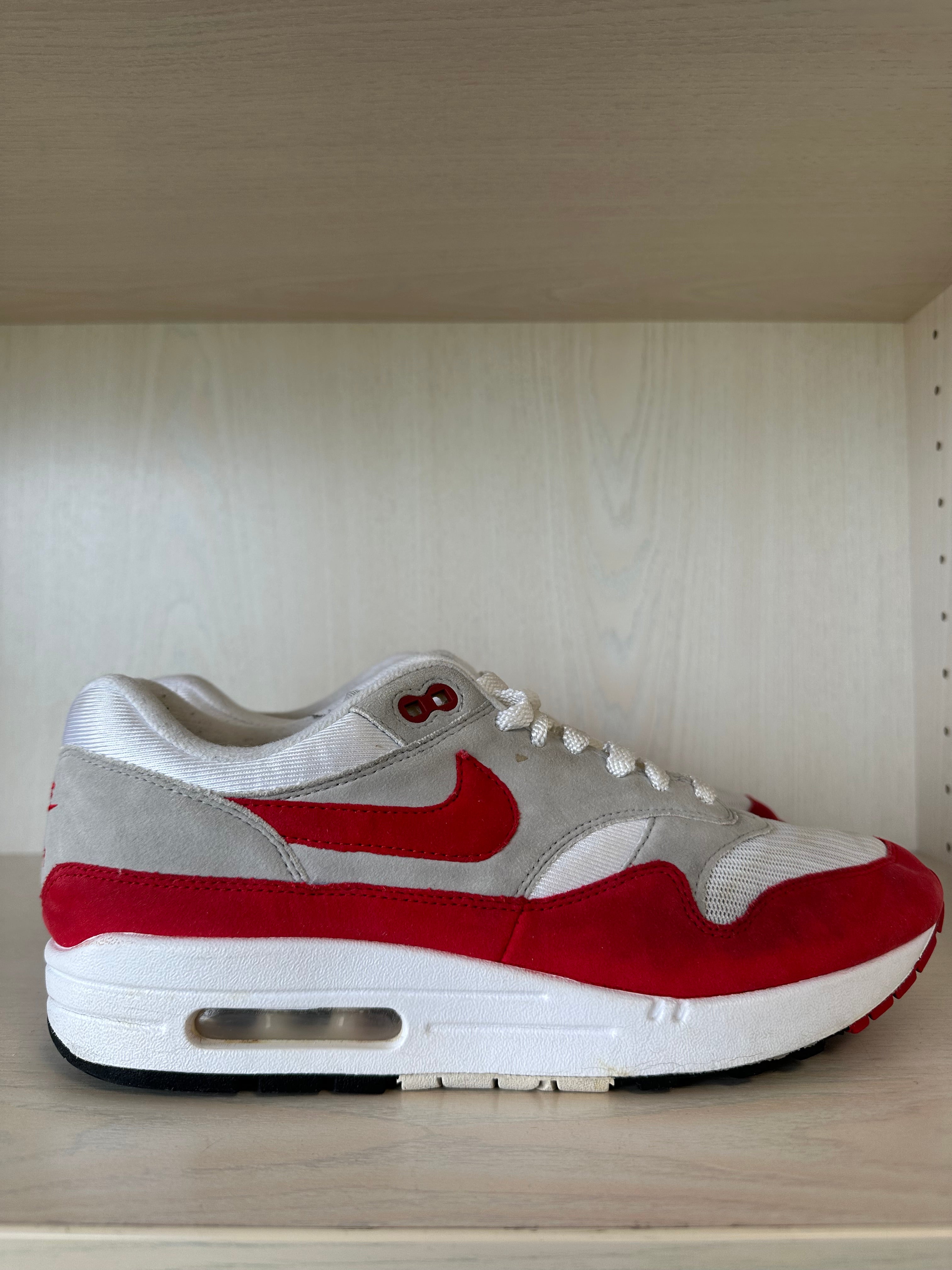 Nike Air Max 1 Anniversary University Red EU 42 Wie Neu