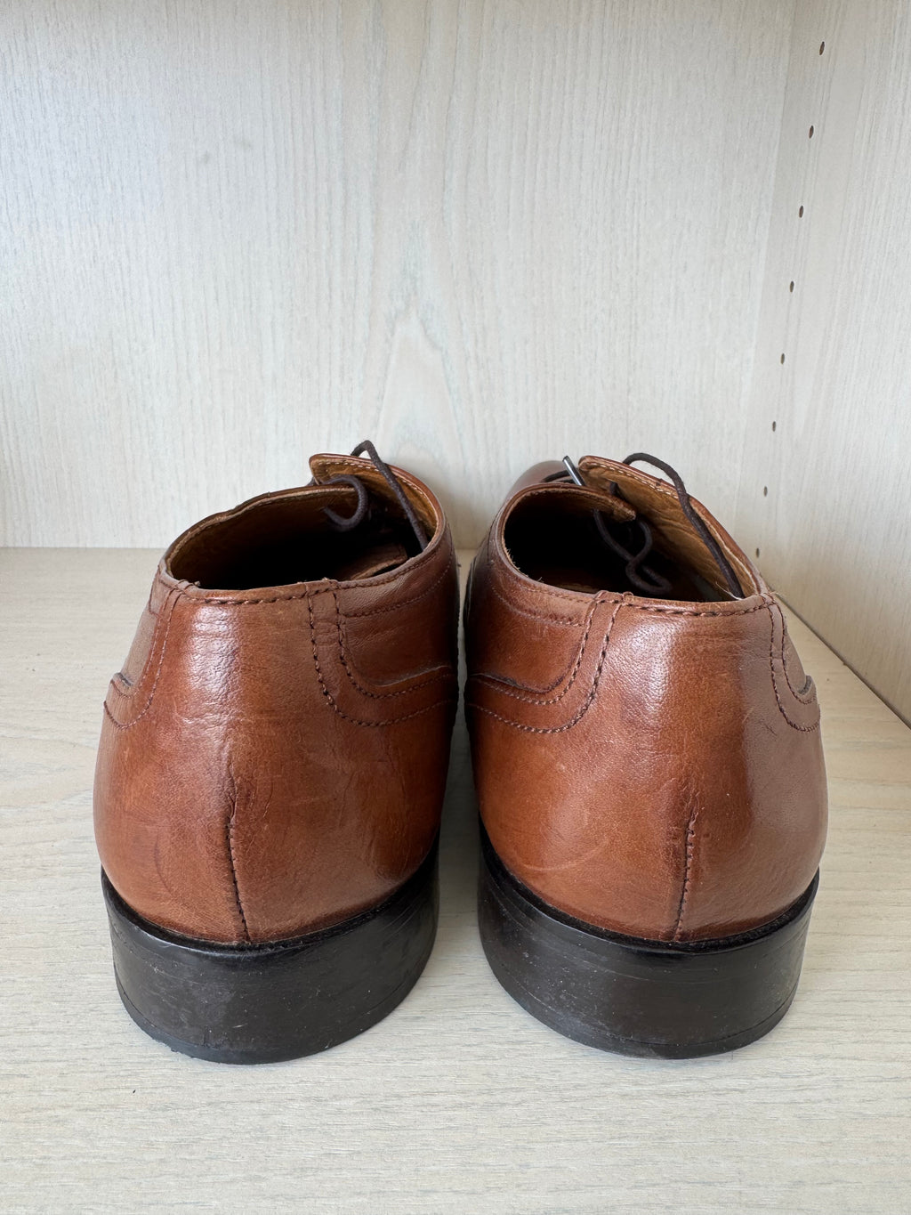 Rover & Lakes Oxford Dress Shoes – Leather, Brown, EU 44, Normal Use