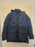 Cinque “Cintonian Realfur” Men’s Parka 52/L Navy, Real Fur, Good Condition