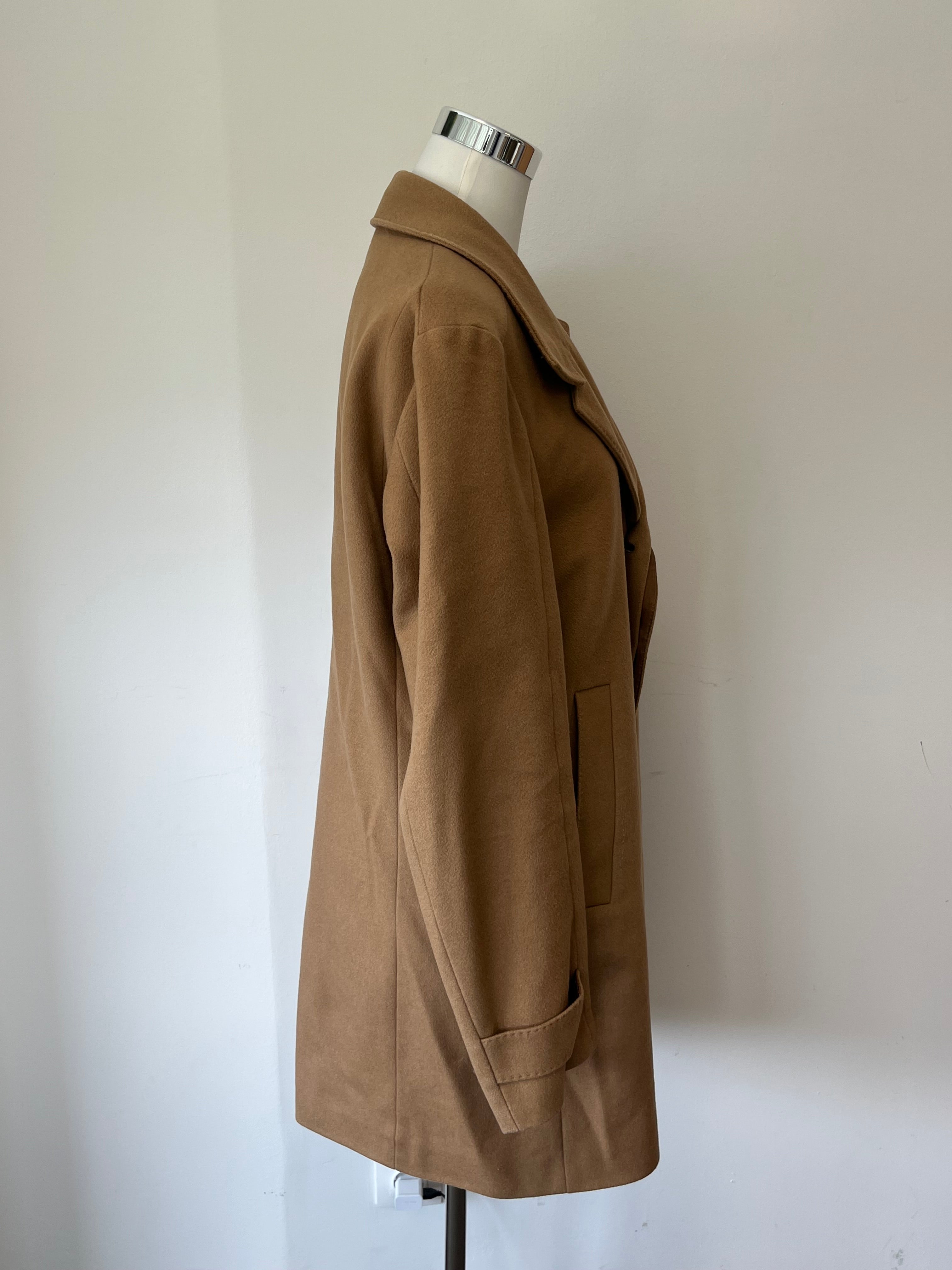 Strellson Taupe Wool Blend Coat – Size M – Very Good Condition