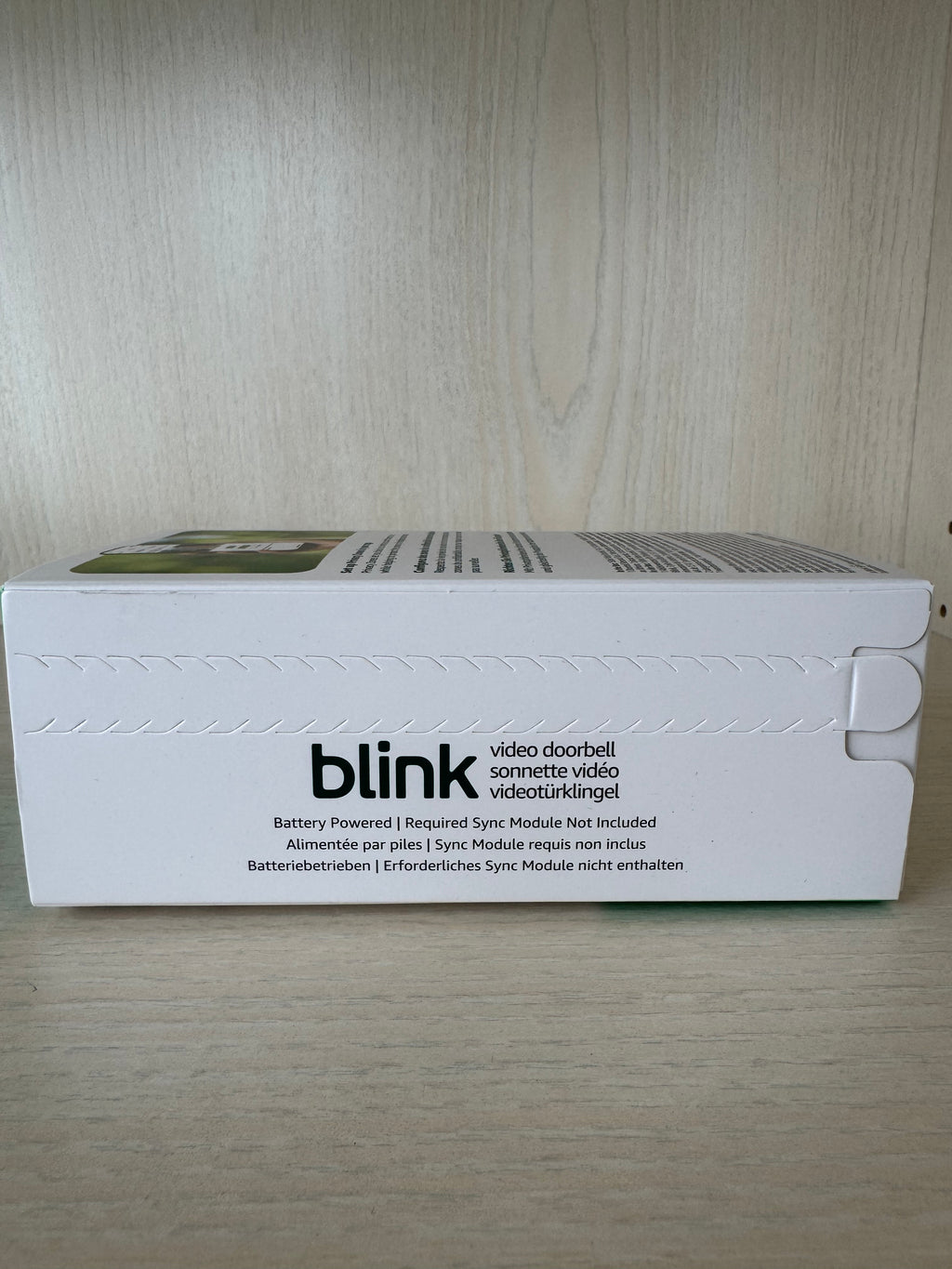 Blink Video Doorbell Black New/Sealed – Sync Module Not Included – Alexa Compatible