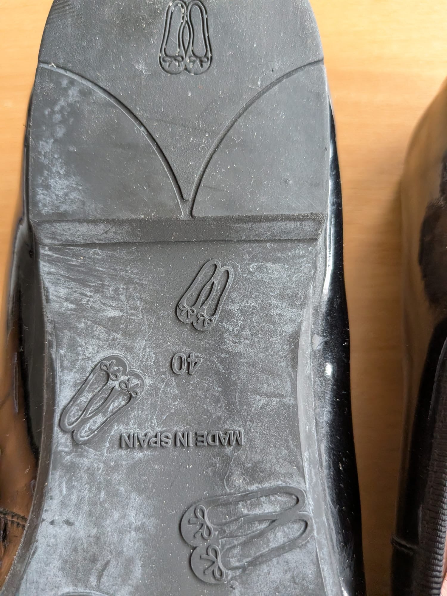 Pretty Ballerinas Penny Loafer Lackleder Schwarz, Gr. 40 – Guter Zustand