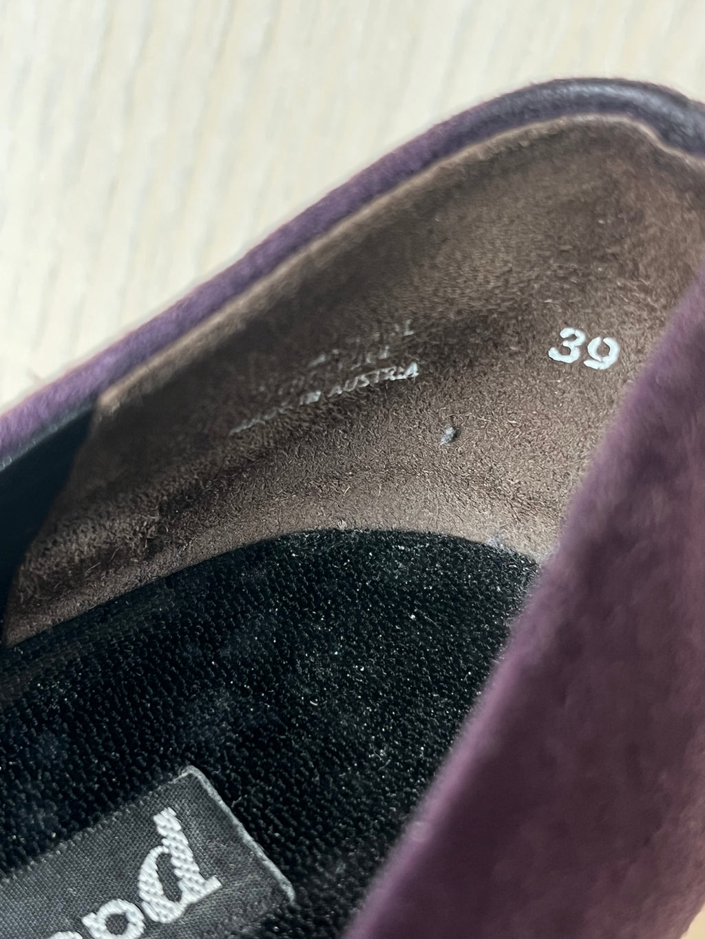 Paul Green Pumps Veloursleder dunkelviolett | EU 39 | sehr guter Zustand