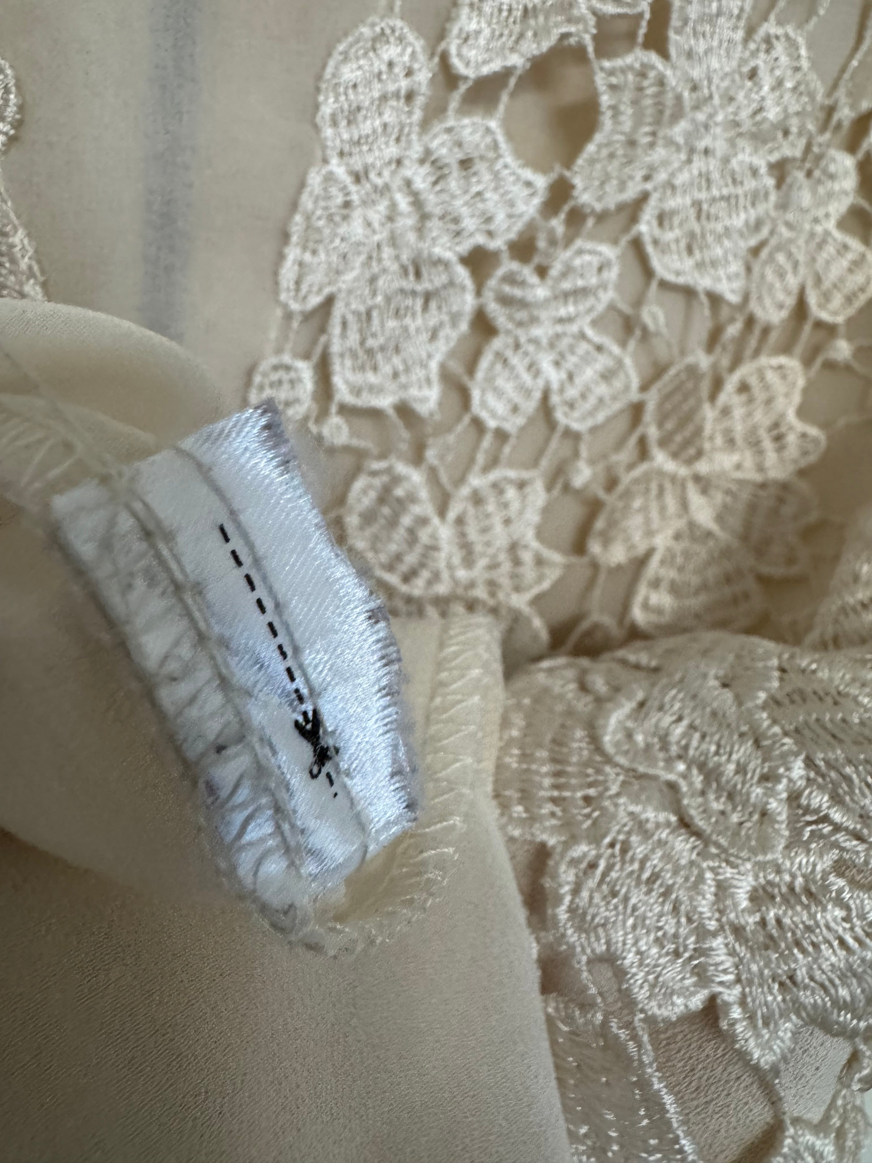 Kaviar Gauche x Zalando Spitzen-Minikleid, Gr. S, ivory, guter Zustand