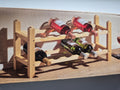 Like New Living Style Wooden Wine Rack, 12 Bottles, Stackable, 60x23x30cm