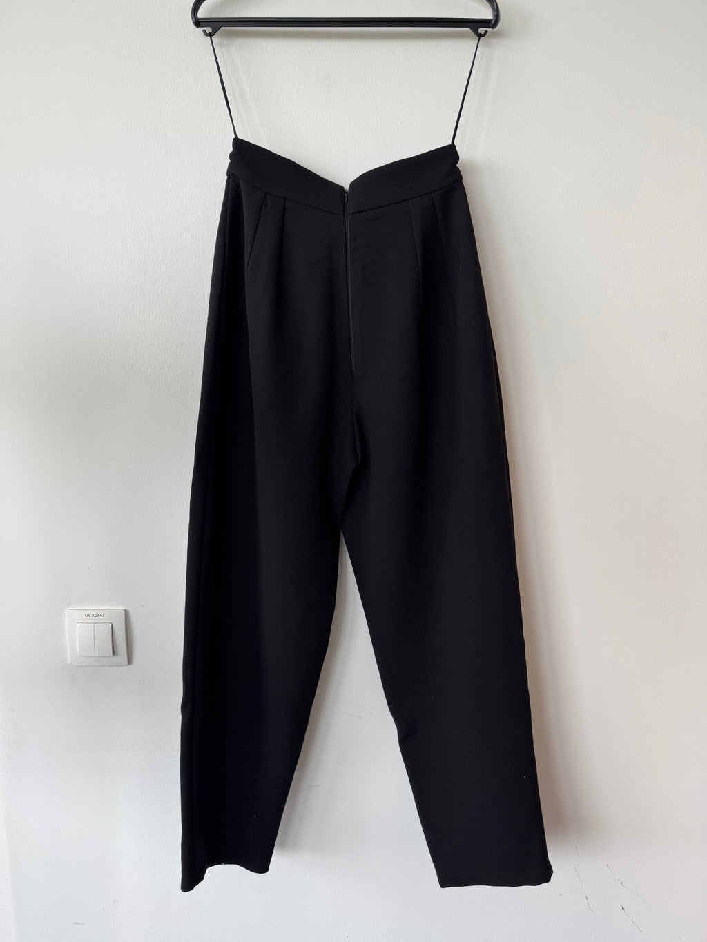 Cloche Blazer and Trouser Set Black Wool Size Not Specified Very Good Condition