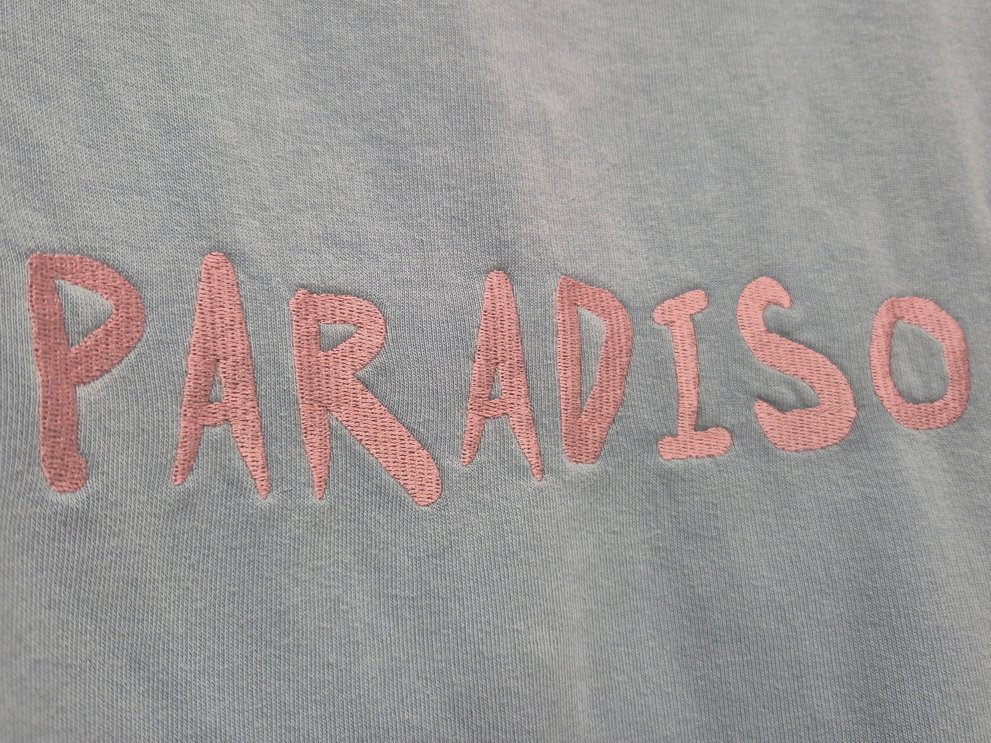 On Vacation „Paradiso“ Sweatshirt, hellblau, Größe M, sehr guter Zustand
