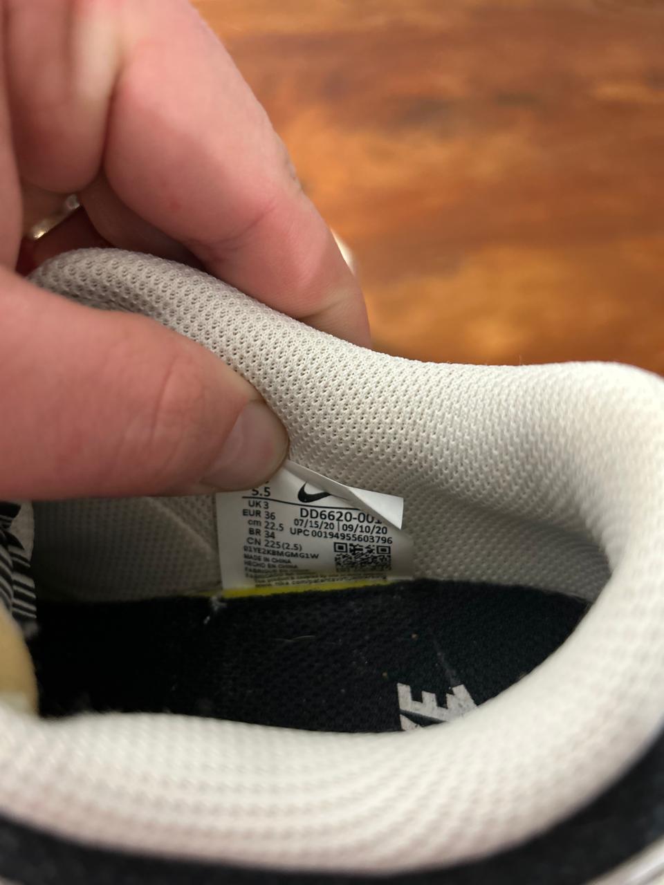 Nike Dunk Low Disrupt 'Ivory/Black' EU 36 / US 4 – Normal Use
