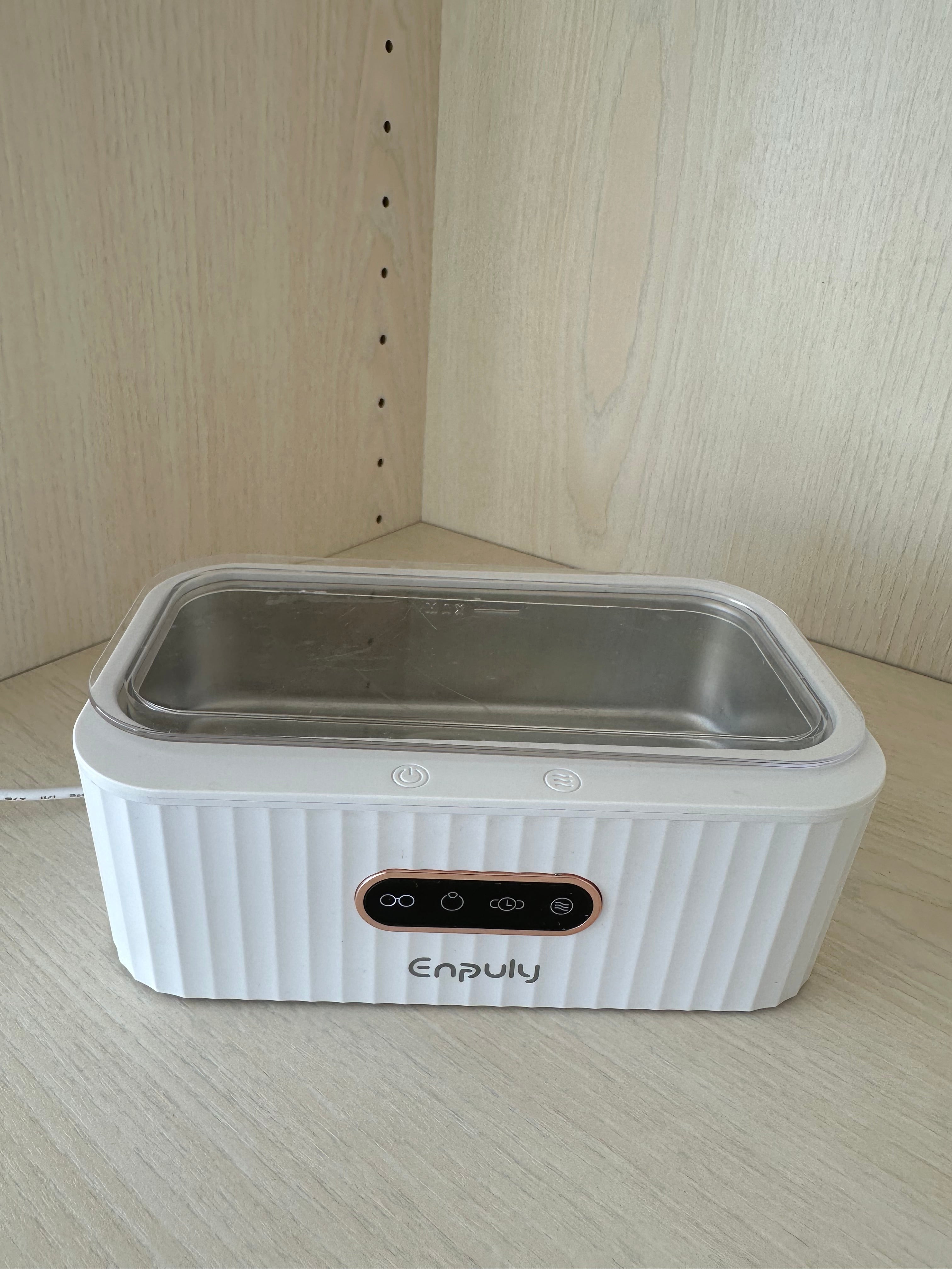 Enpuly SL102 Ultraschallreiniger 450ml 45kHz 15W Weiß, sehr guter Zustand