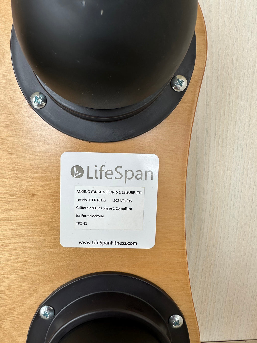 LifeSpan AirSoft/Aero Balance Board AS3000 Birch Medium Wooden Like New 59cm