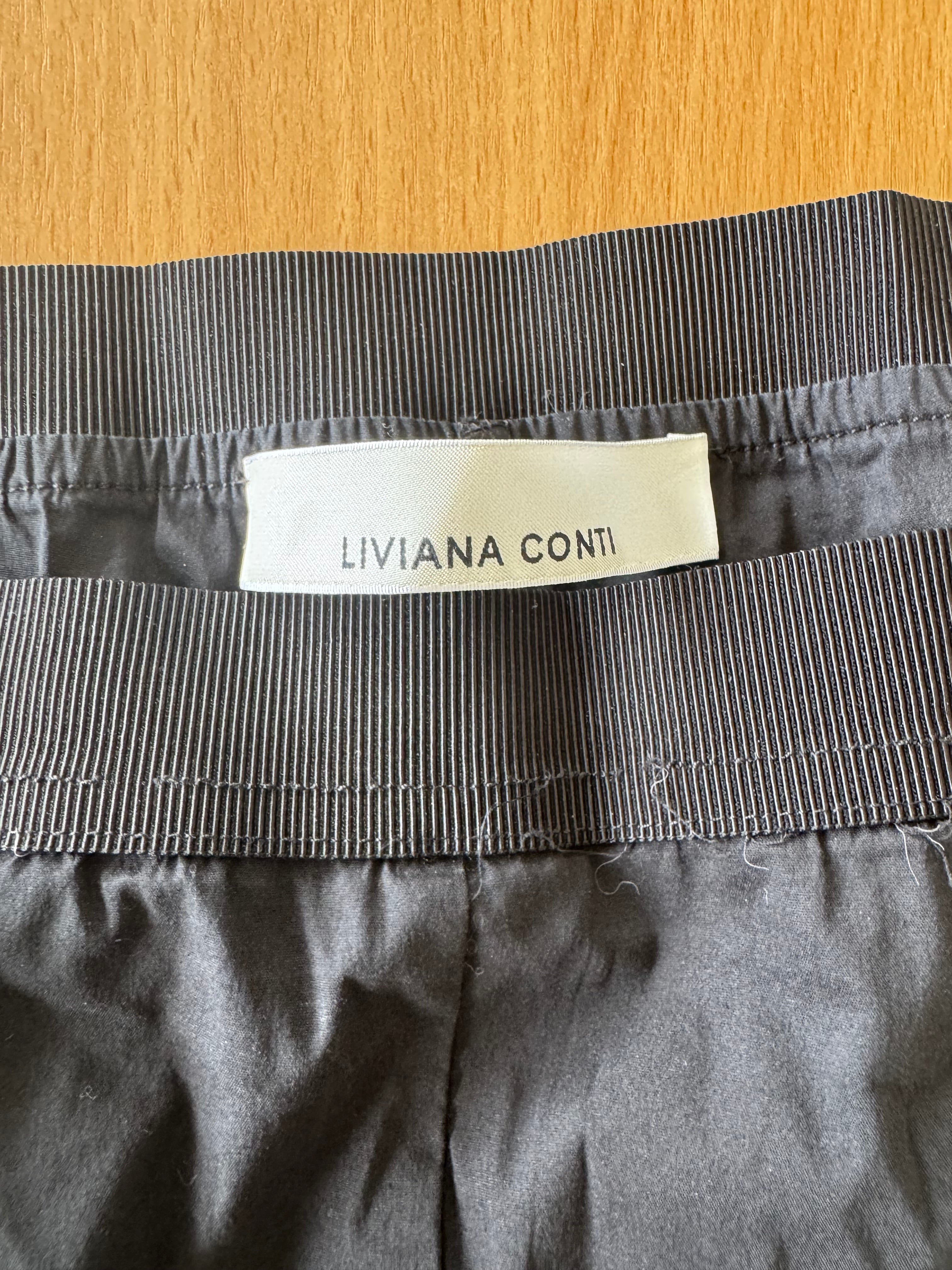 Liviana Conti CNTK37 Women’s Trousers – Black, Cotton Blend, Normal Use