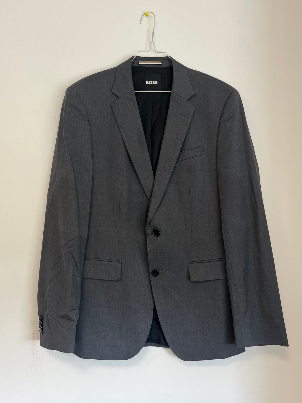 Hugo Boss Herren Anzug 3-teilig Grau, Sakko, Weste & Hose, Gr. 42R, Top Zustand