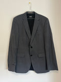 Hugo Boss Herren Anzug 3-teilig Grau, Sakko, Weste & Hose, Gr. 42R, Top Zustand