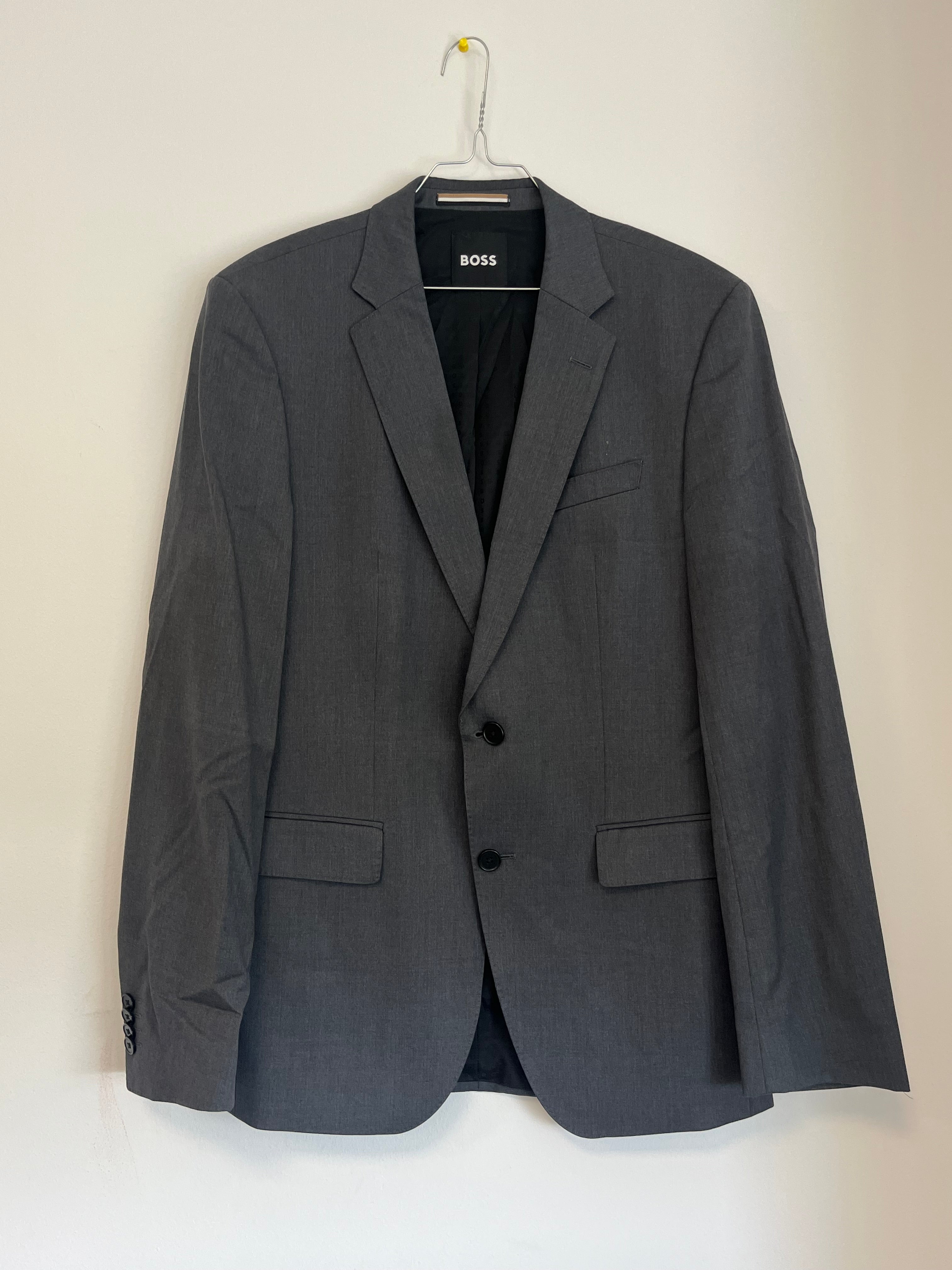 Hugo Boss Herren Anzug 3-teilig Grau, Sakko, Weste & Hose, Gr. 42R, Top Zustand