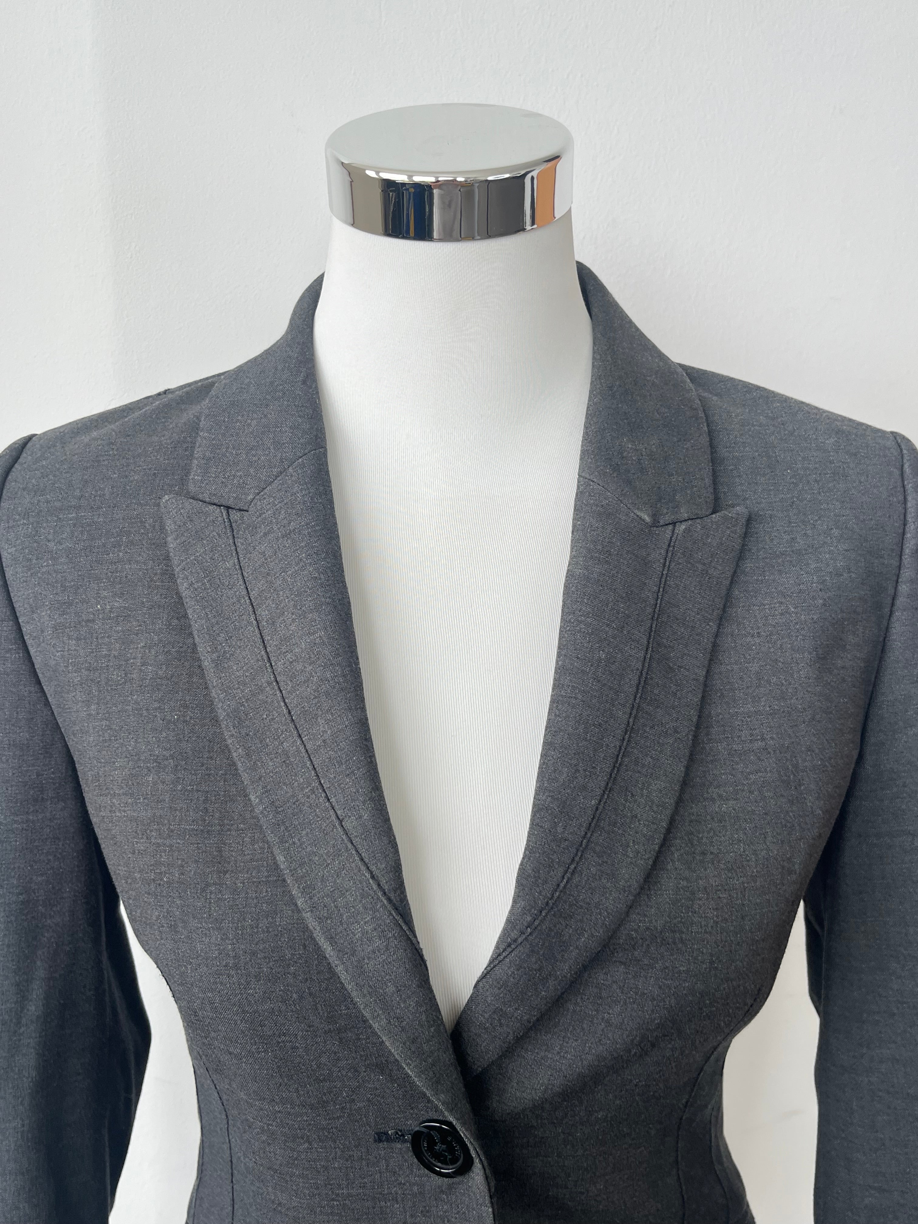 Esprit Collection Damen Blazer – Grau, Gr. 36, guter Zustand