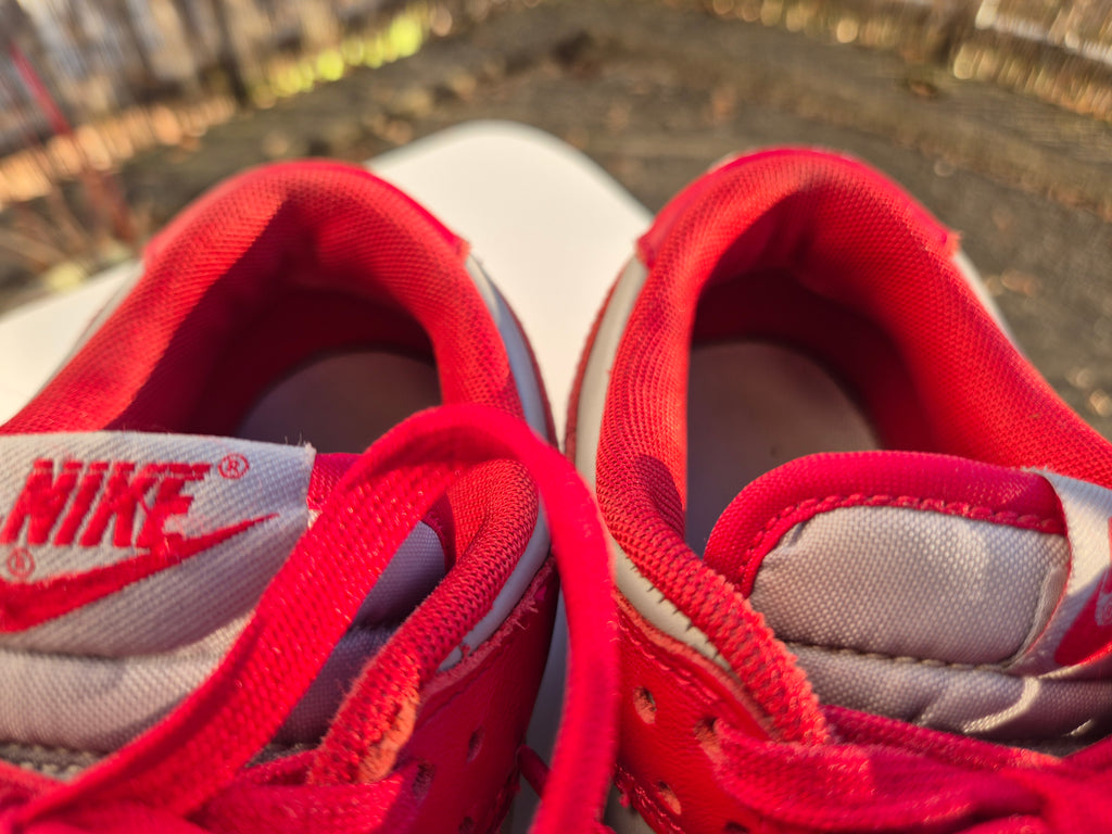 Nike Dunk Low UNLV EU 42,5 Neutral Grau/Rot | Kult-Sneaker | Guter Zustand