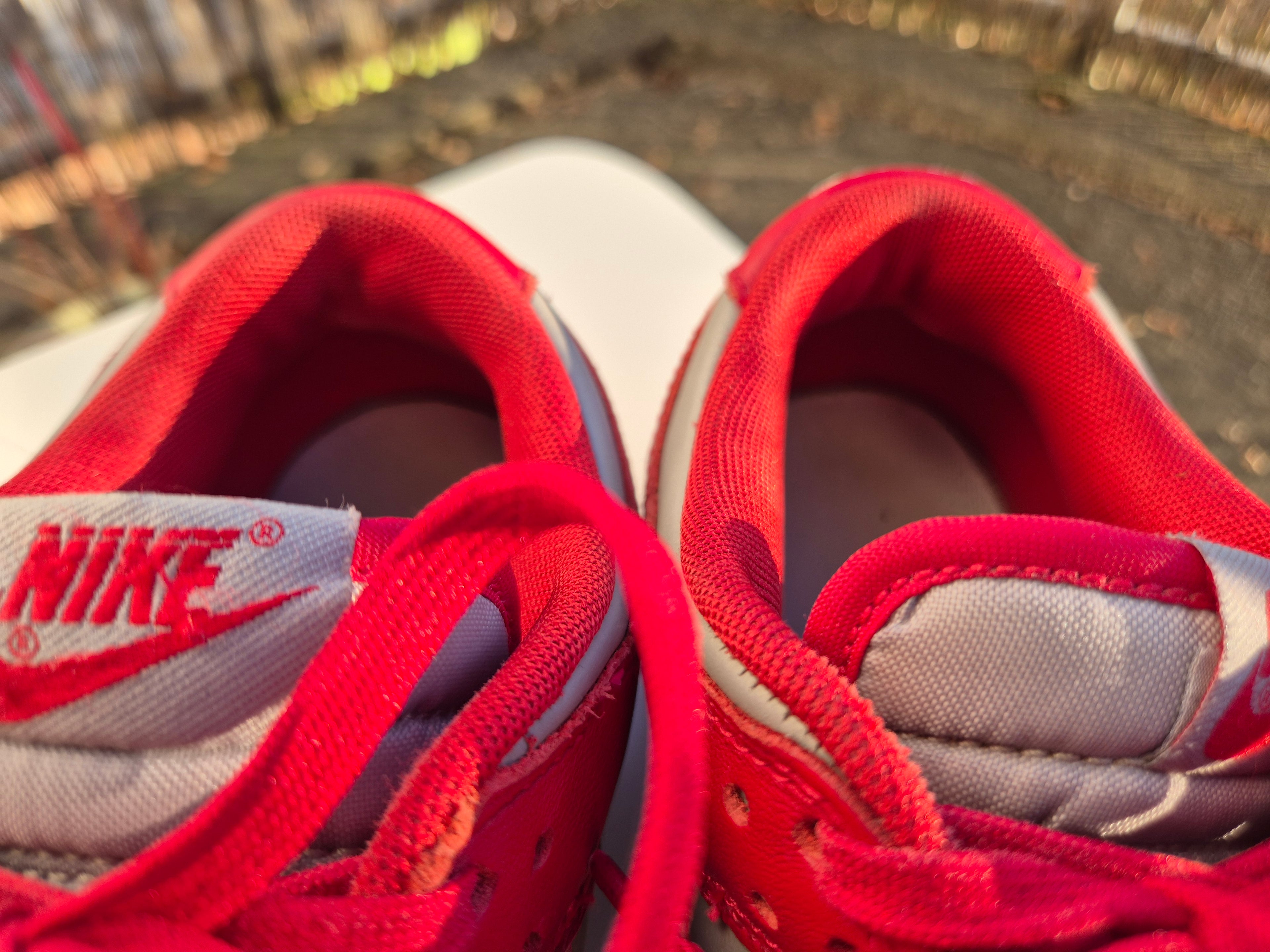 Nike Dunk Low UNLV EU 42,5 Neutral Grau/Rot | Kult-Sneaker | Guter Zustand