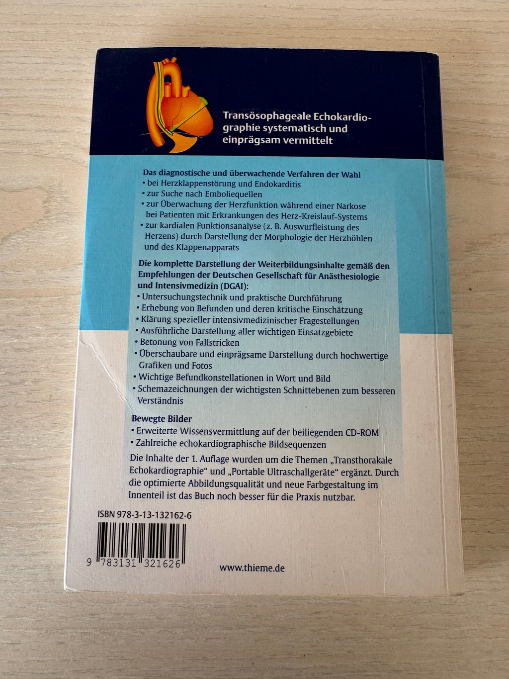 Transoesophageal Echocardiography 2nd Ed. + CD-ROM, New, German, Paperback