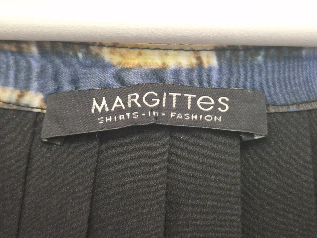 Margittes Tunika/Bluse 46 – Collage-Print, Schwarz, Sehr Gut