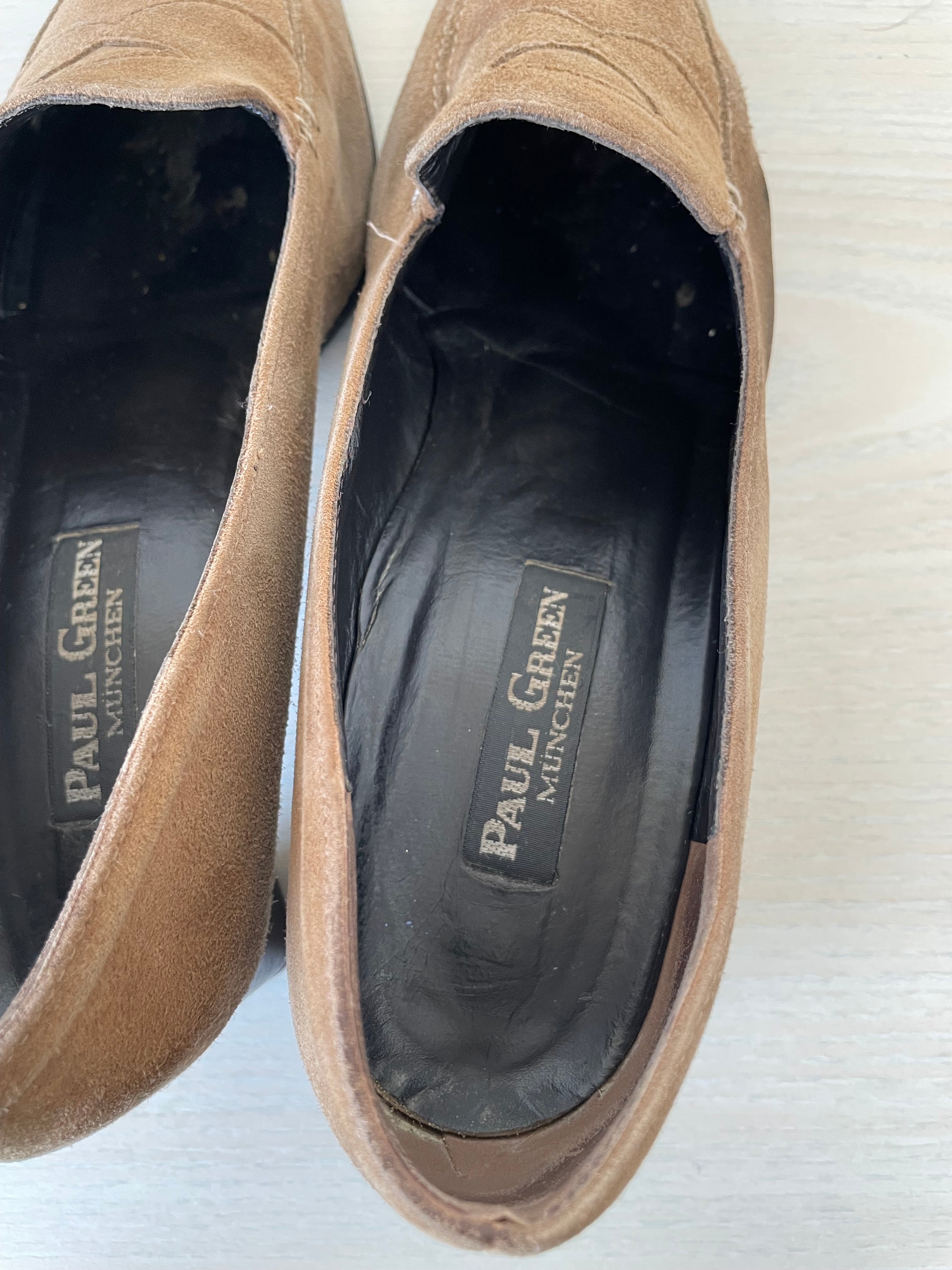 Paul Green Loafer – Wildleder, Braun, EU 38, Guter Zustand