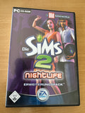 Die Sims 2 Nightlife Erweiterung (PC, Deutsch) – komplett, guter Zustand