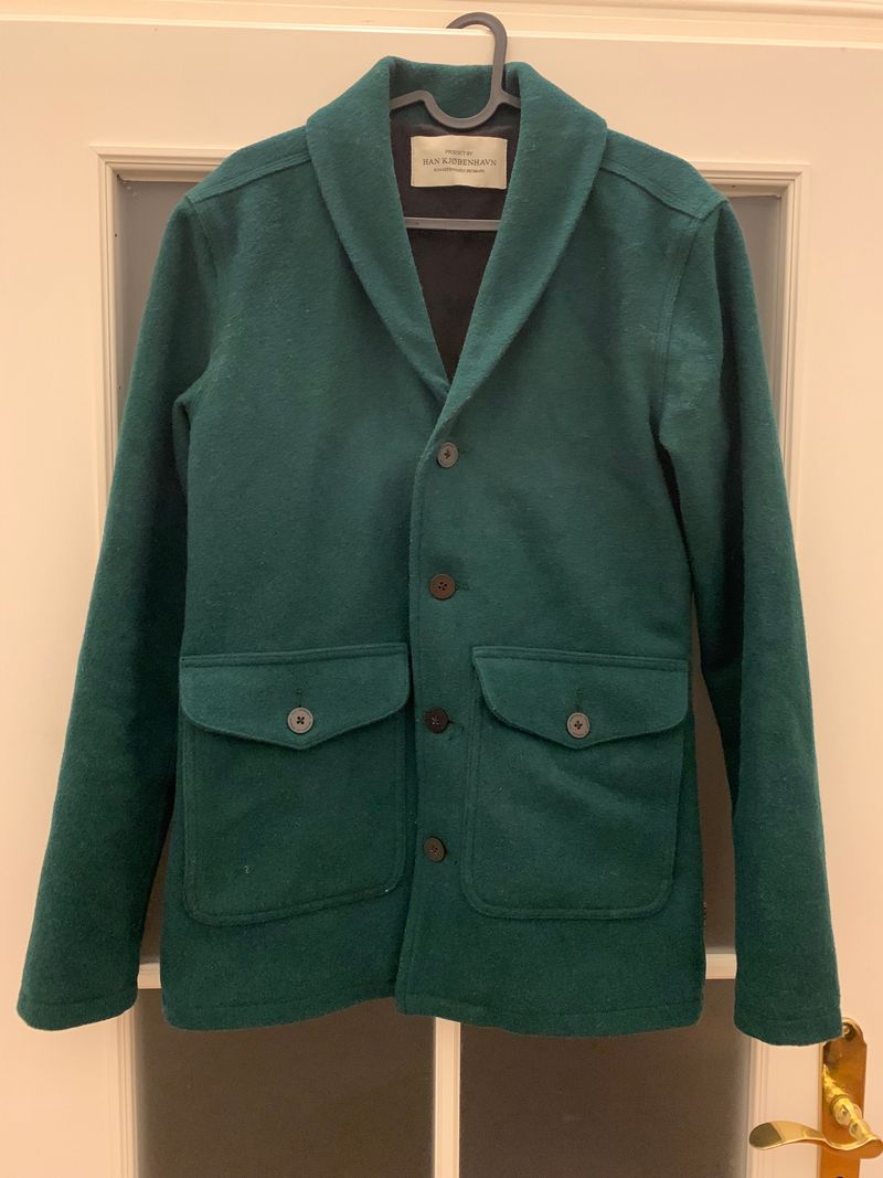Han Kjøbenhavn Wool Jacket – Green, Size M, Normal Use