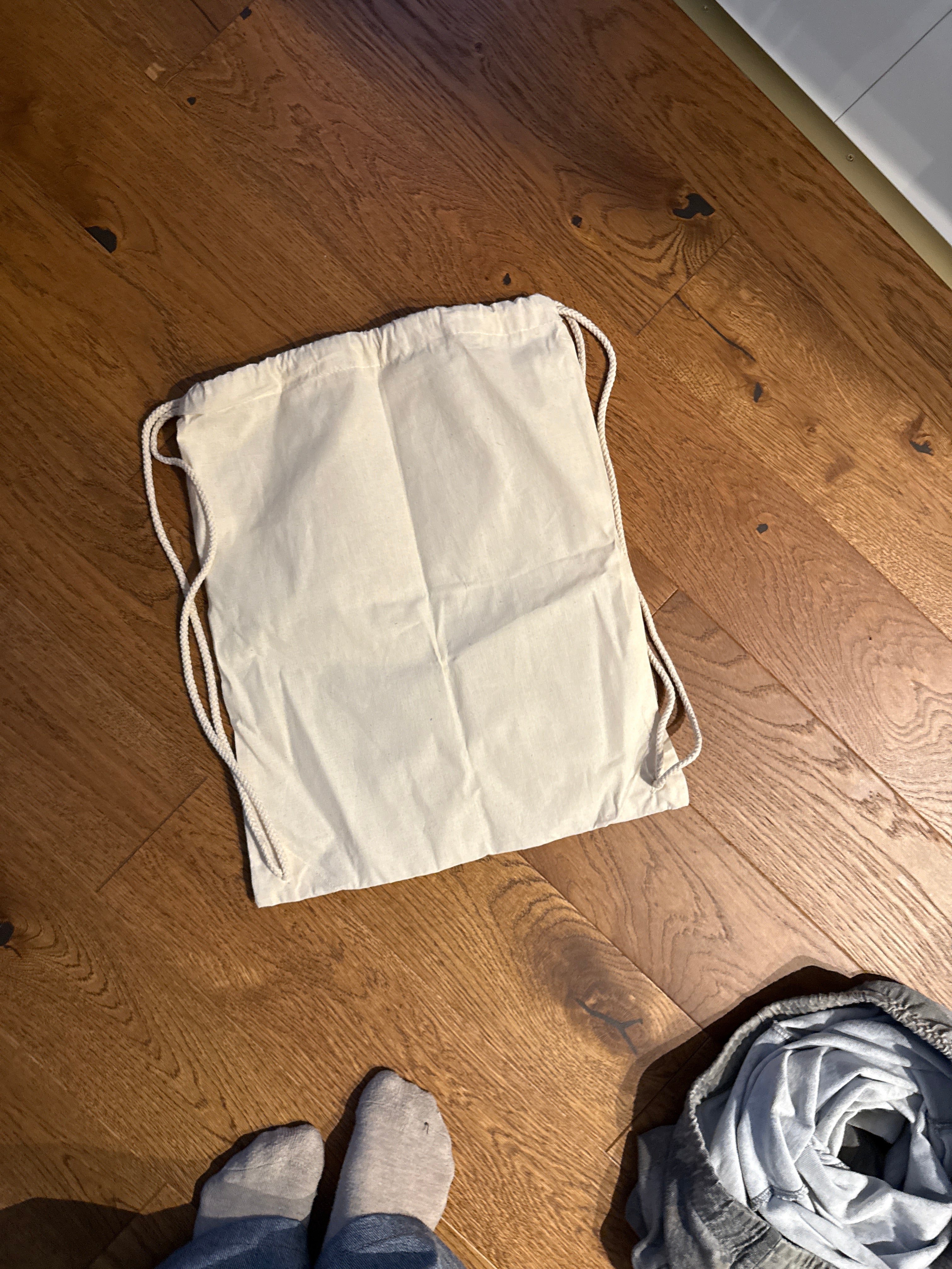 ESMT Berlin Medium Cotton Drawstring Bag – Good Condition