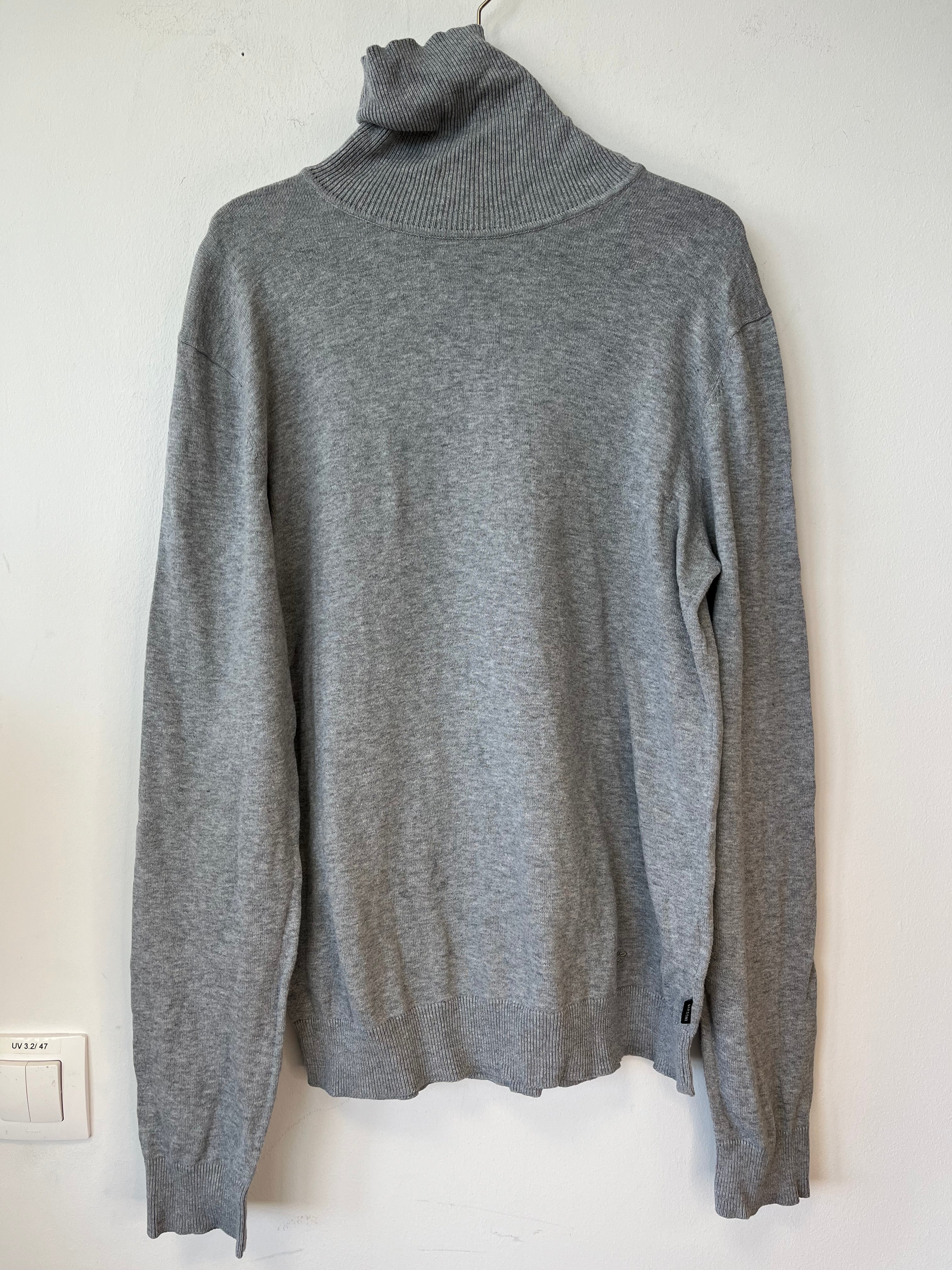 Bertoni Rollkragenpullover Grau Größe L – Sehr guter Zustand