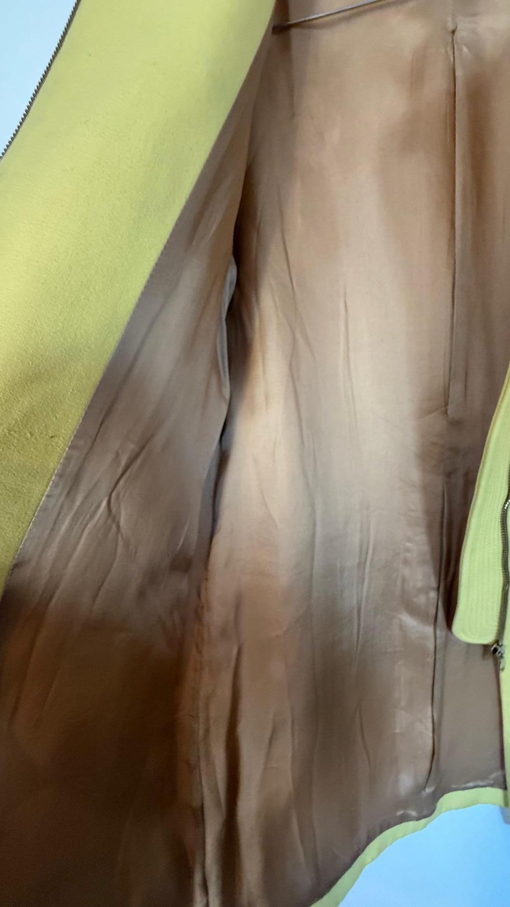 Zara Woman Mantel Gelb, Größe XS – Sehr guter Zustand, leichte Flecken