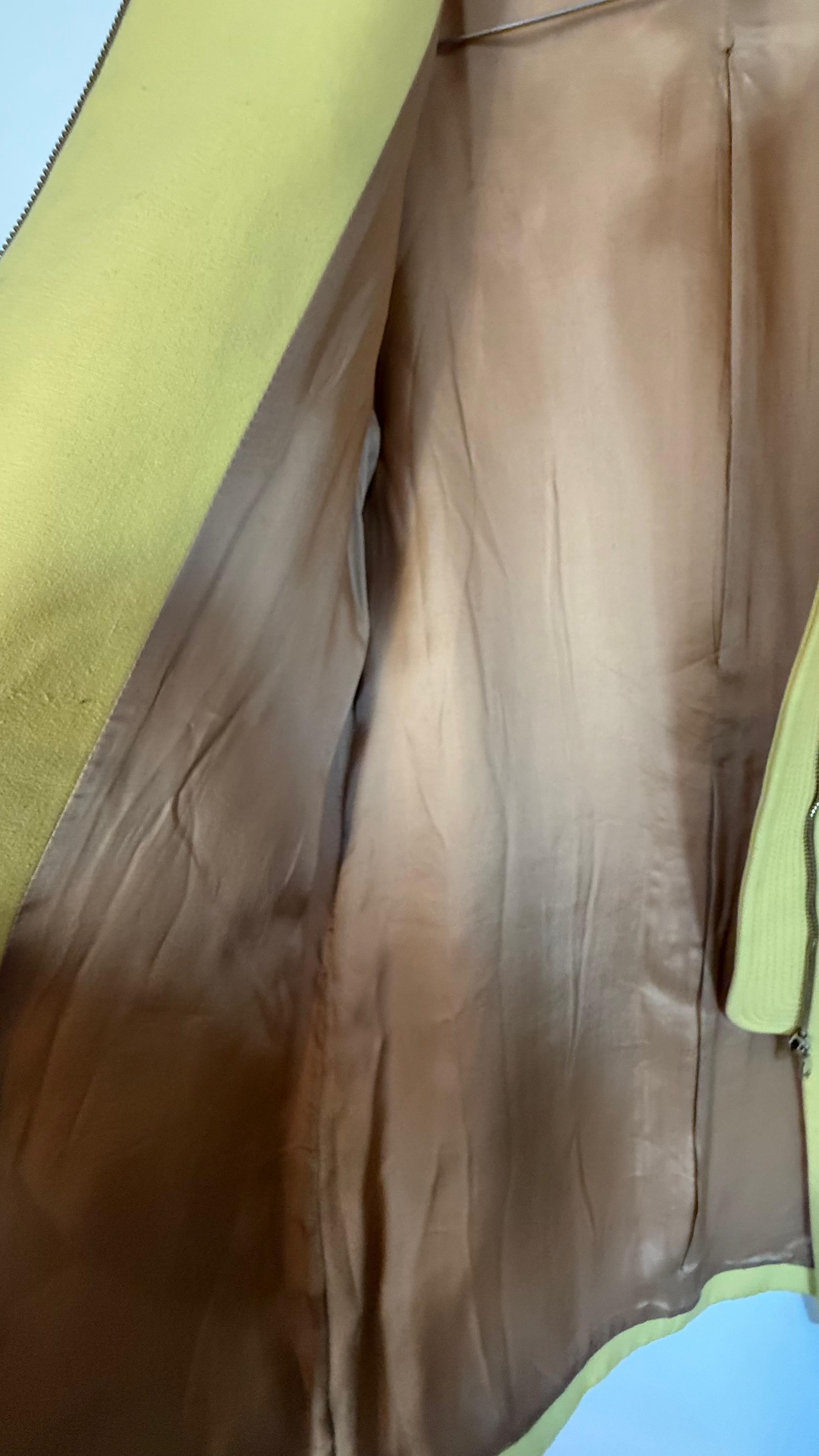 Zara Woman Mantel Gelb, Größe XS – Sehr guter Zustand, leichte Flecken