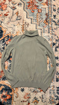 Loro Piana 100% Cashmere Turtleneck Sweater Green IT 44 (EU M) Very Good