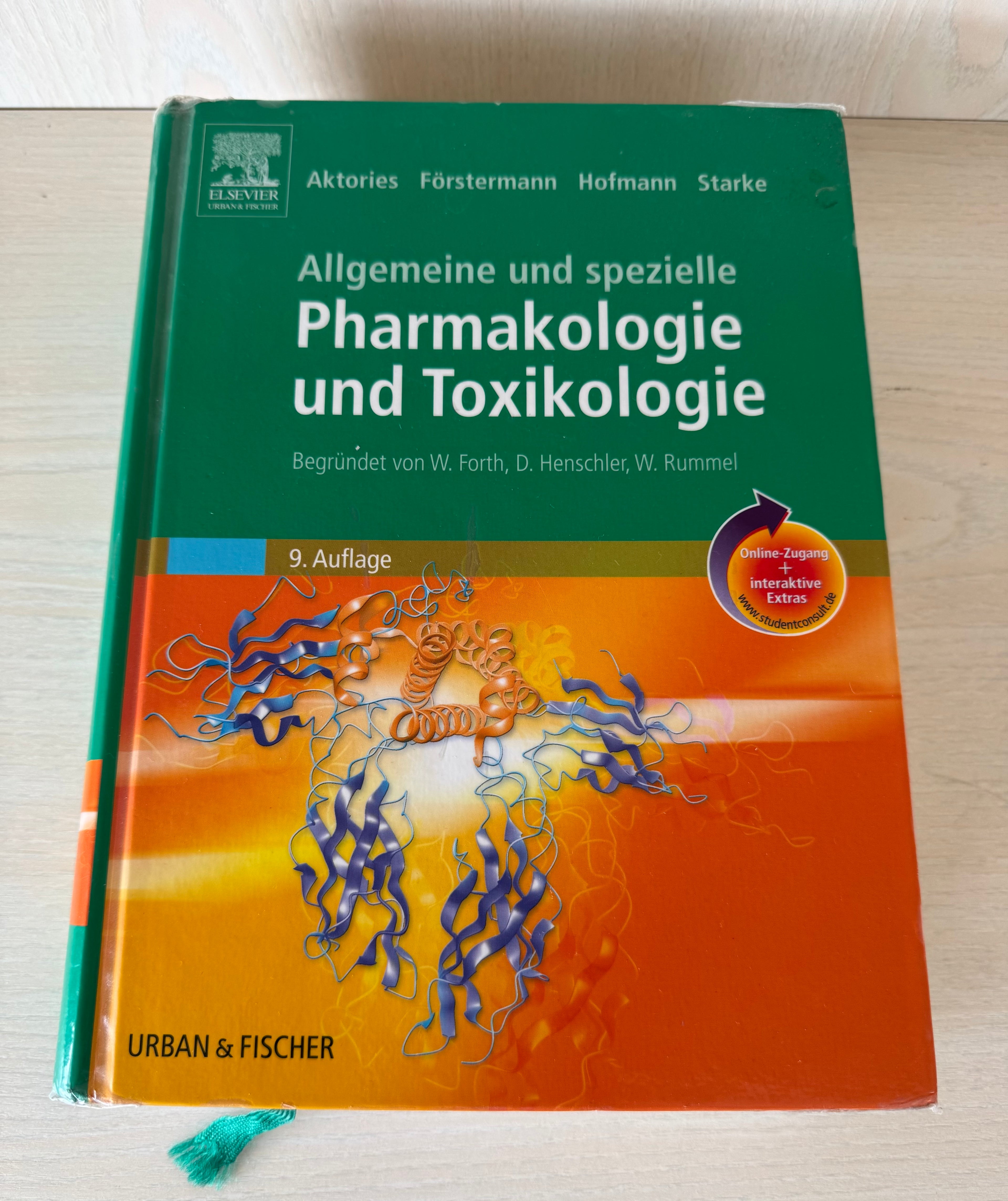 Allgemeine und Spezielle Pharmakologie & Toxikologie, 9. Aufl., Wie Neu