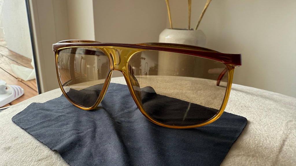 Vintage VIENNALINE Optyl 1269/20 Sonnenbrille | Oversize | Amber/Braun | Gut