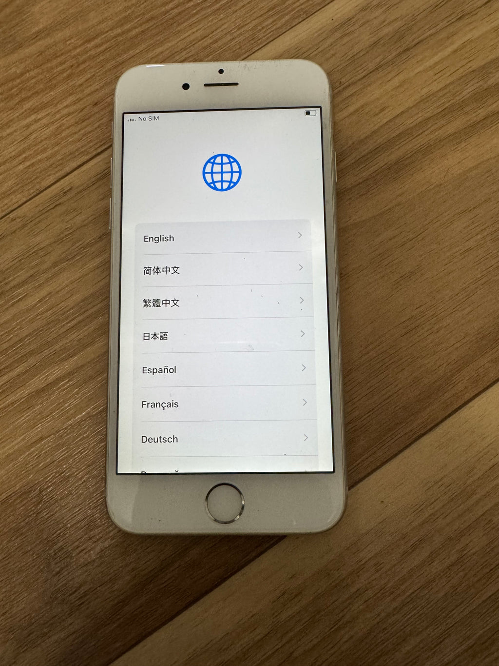 Apple iPhone 6s – 64GB, Silber, Modell A1688, Zustand: Stark gebraucht