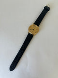 Vintage Tissot Pegasus Quartz 34mm Gold Tone Swiss Dress Watch, Needs Battery