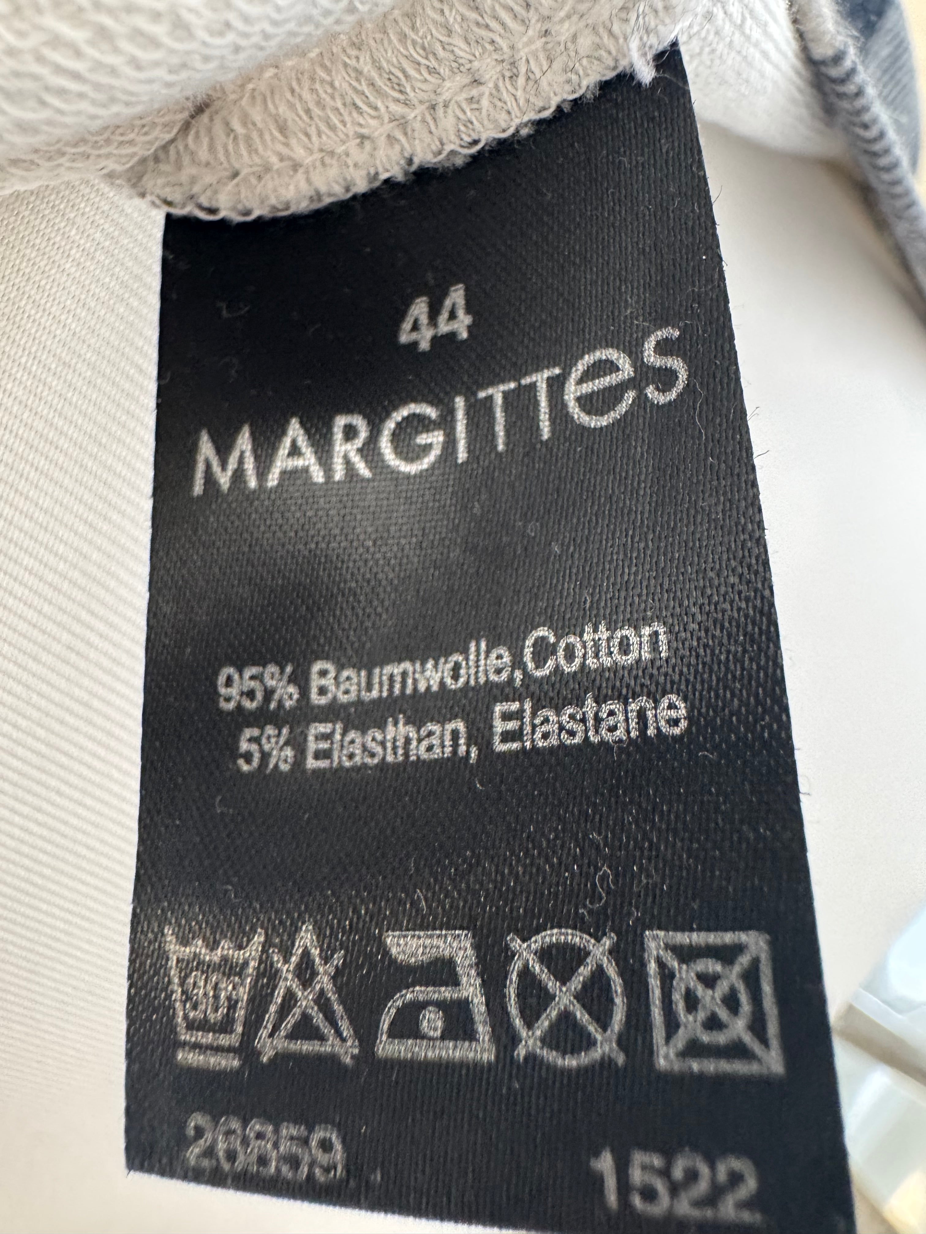 Margittes Plaid Pailletten Tiger Top, Gr. 44, Schwarz/Grau, Sehr gut