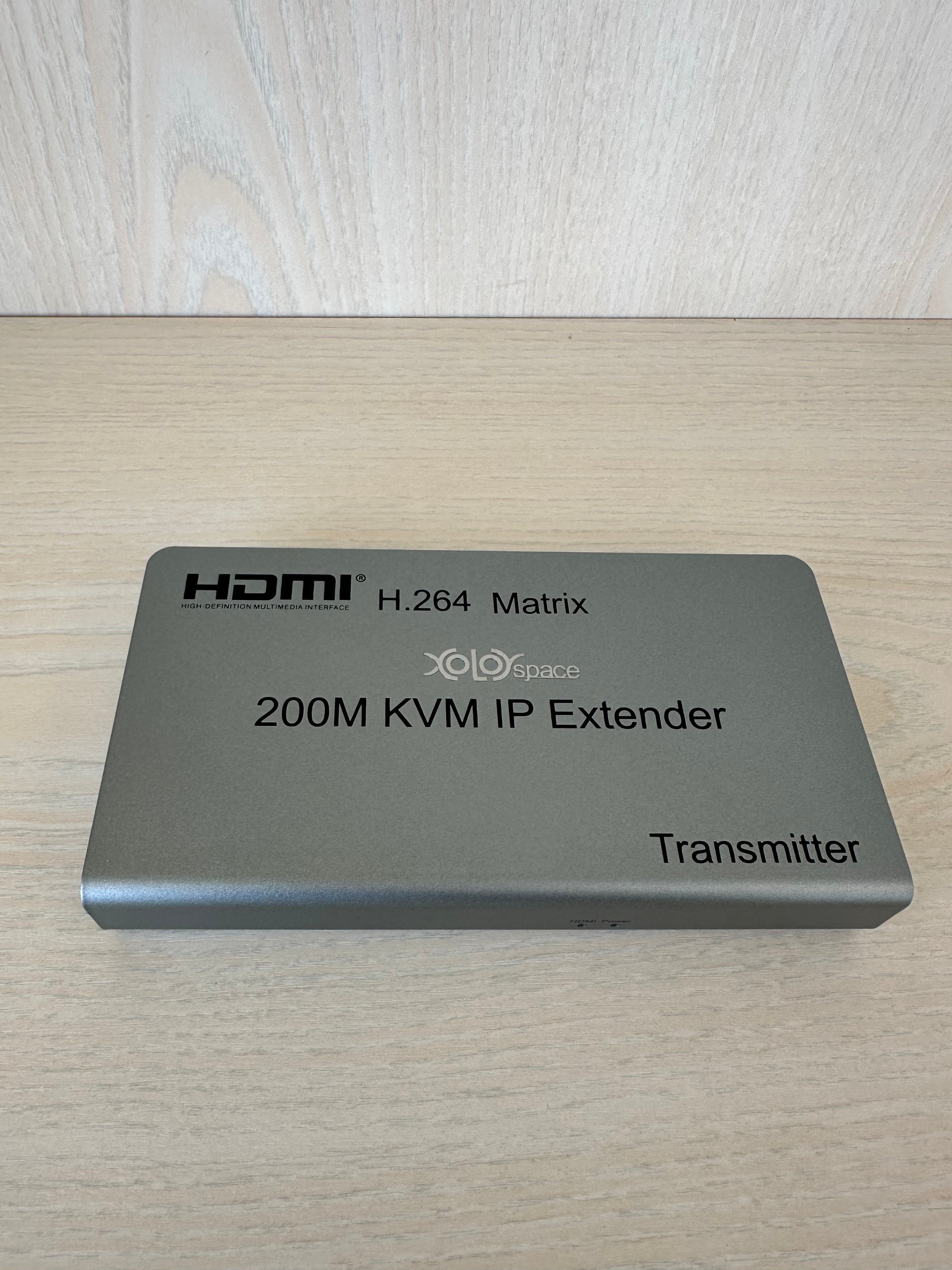 XOLORspace EX200M-K HDMI-over-IP KVM Extender Kit 200m Silber Wie Neu