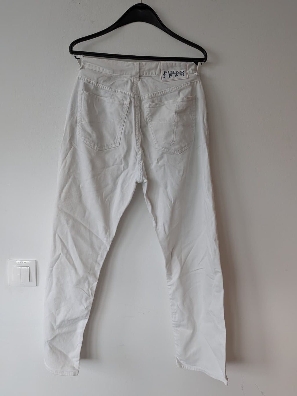 Pinko White Jeans Size 27 – Straight Fit Italian Denim, Normal Use