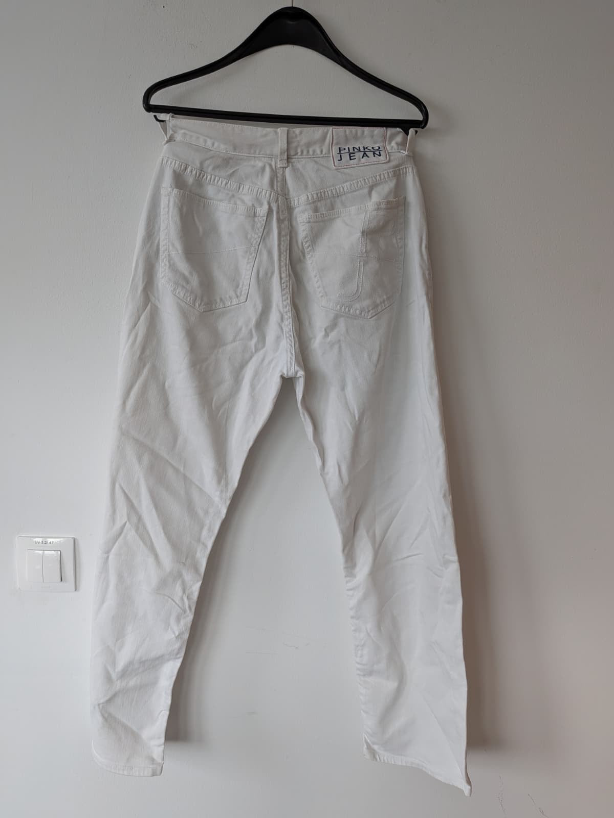 Pinko White Jeans Size 27 – Straight Fit Italian Denim, Normal Use