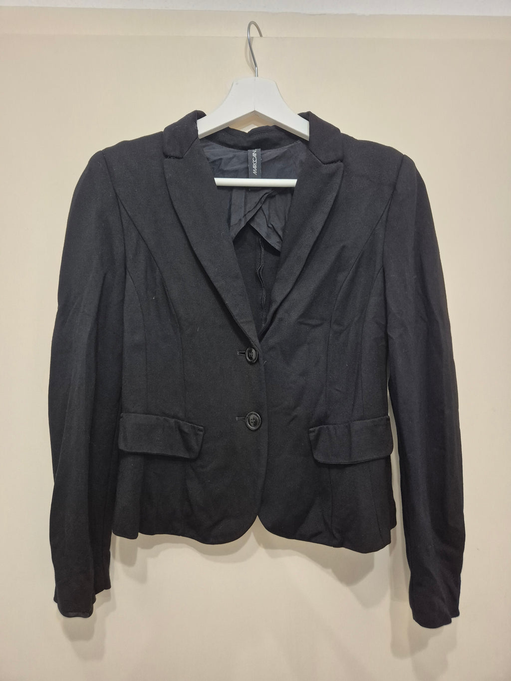 Marc Cain Classic Fit Blazer Schwarz M Polyester-Mix Gebraucht