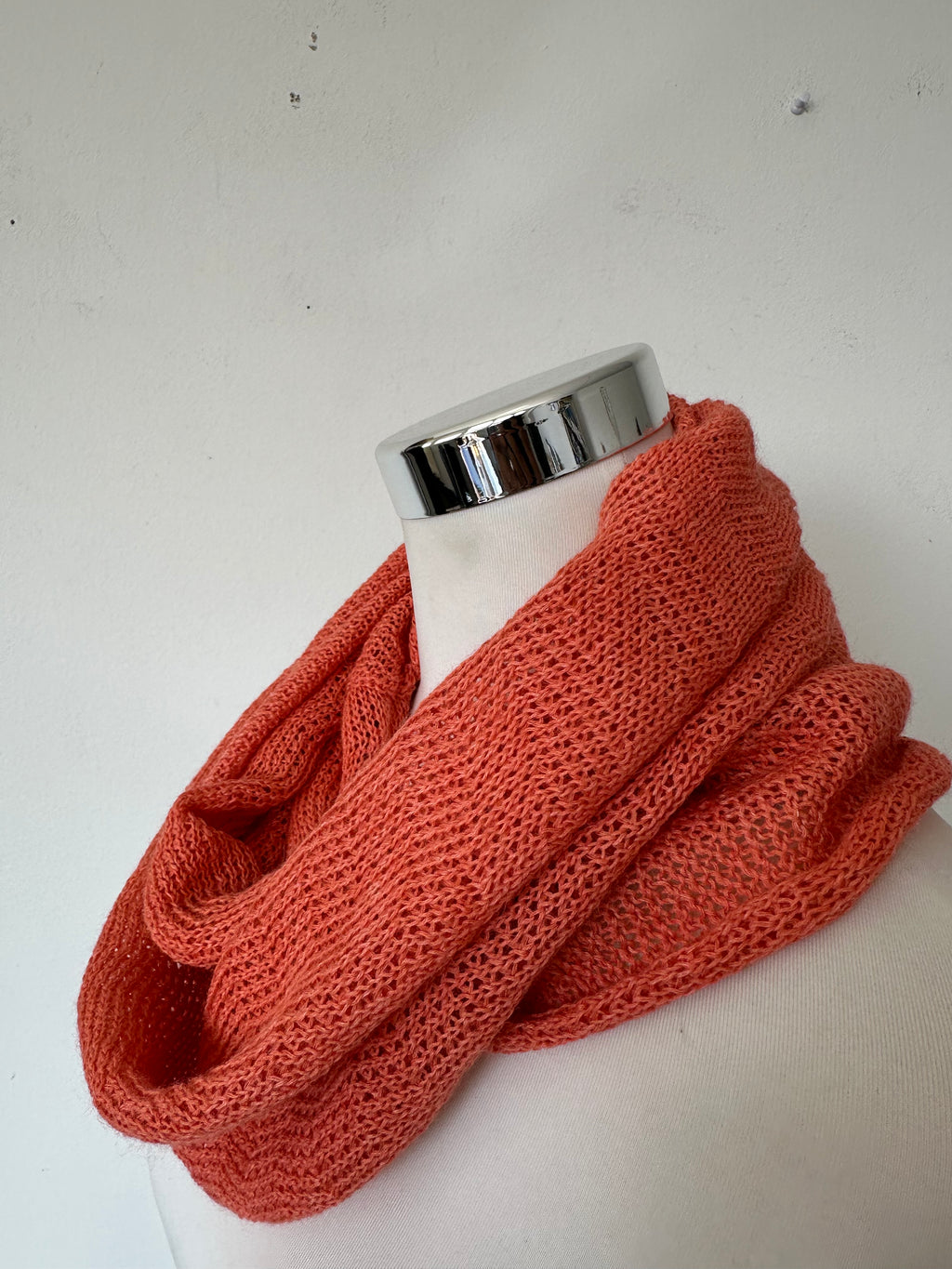 Sol Alpaca COLL004 Baby Alpaca Collar Snood Burnt Orange Uni-Size Like New