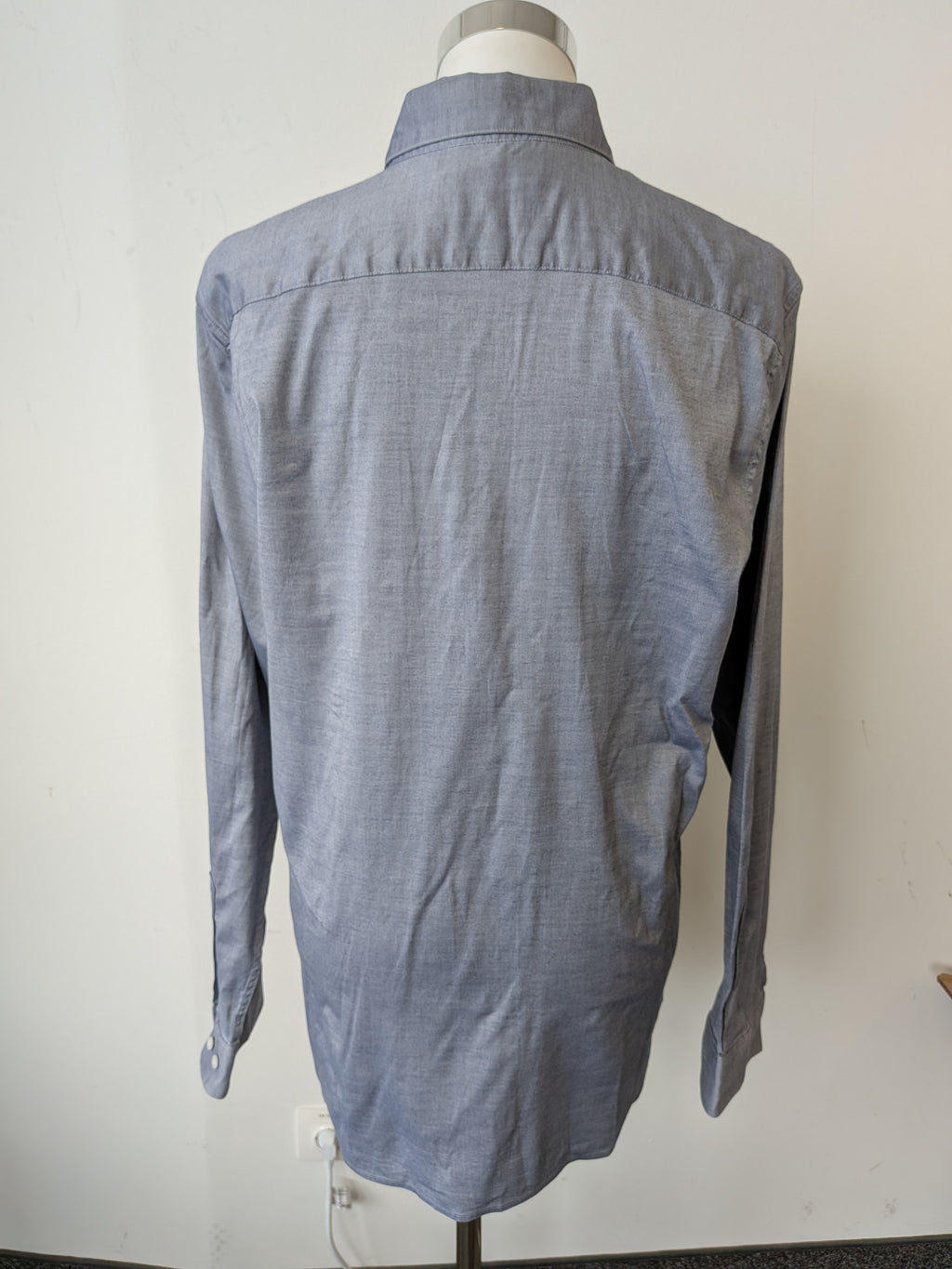 Lacoste Herren Slim Fit Hemd, hellblau, Gr. 39/15.5 – Stretch-Baumwolle, gut