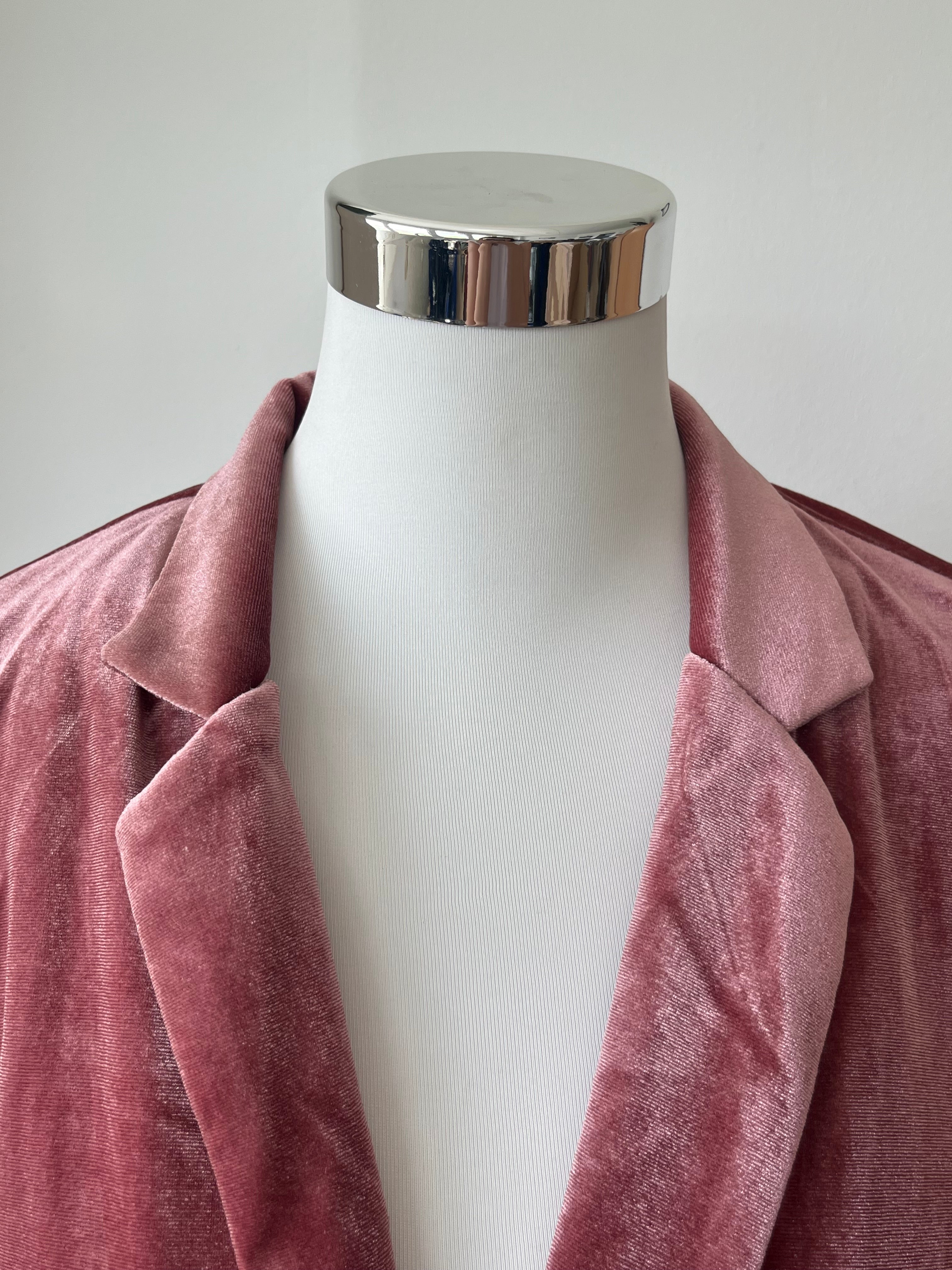 ICHI Samtblazer | Rosa | Gr. S | Sehr guter Zustand