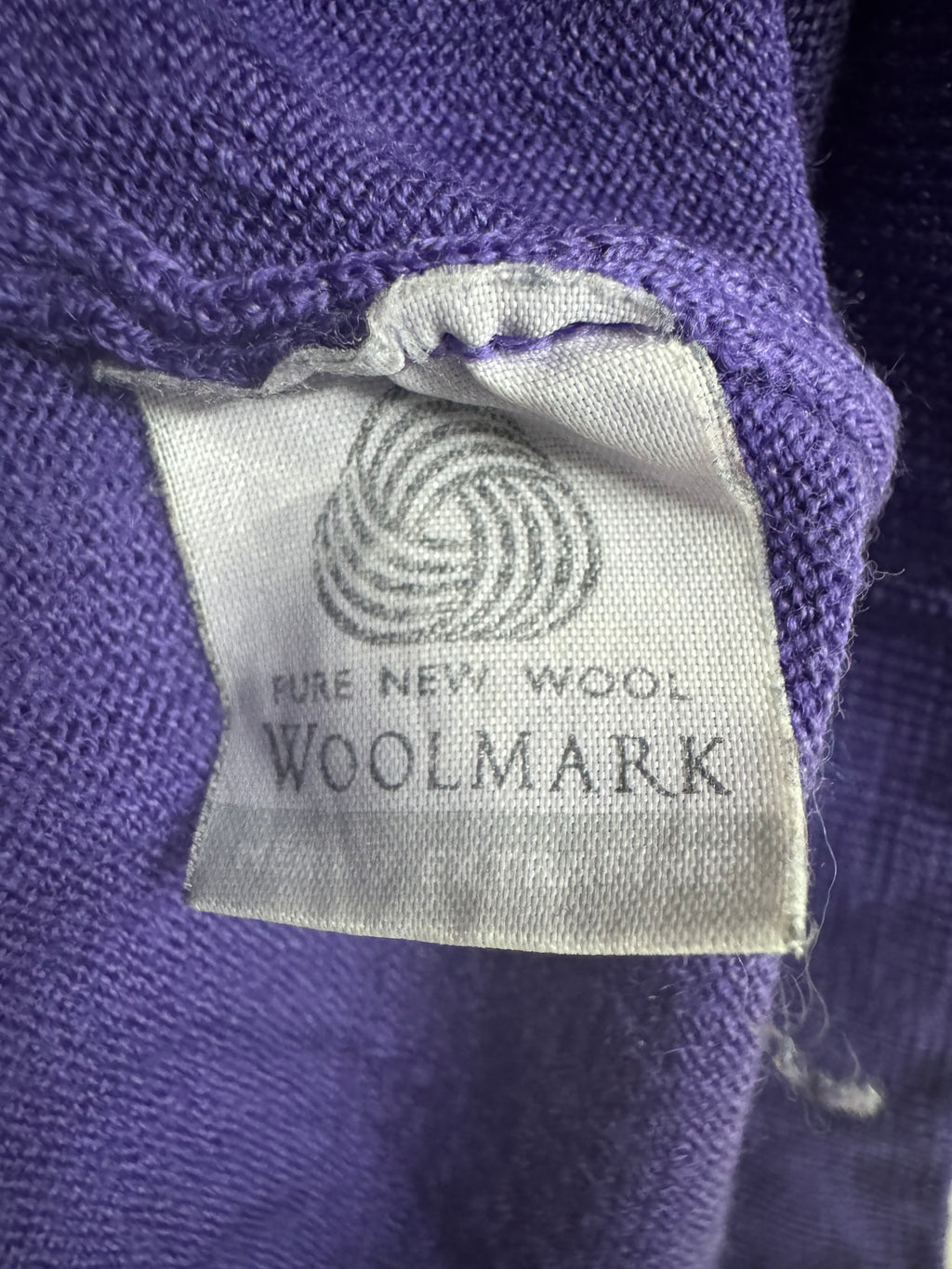 Morgano Damen Cowl Neck Pullover – 100% Schurwolle – Lila – Made in Italy