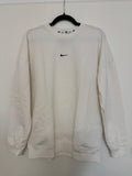 Nike Dri-FIT Crew White Sweatshirt Size L – Like New